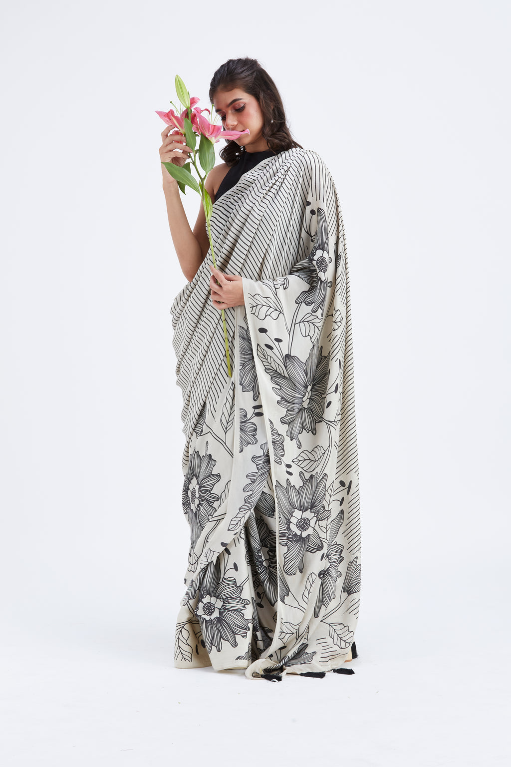 Savana Saree by Hasttvam with Ete by Hasttvam at Kamakhyaa for sustainable fashion