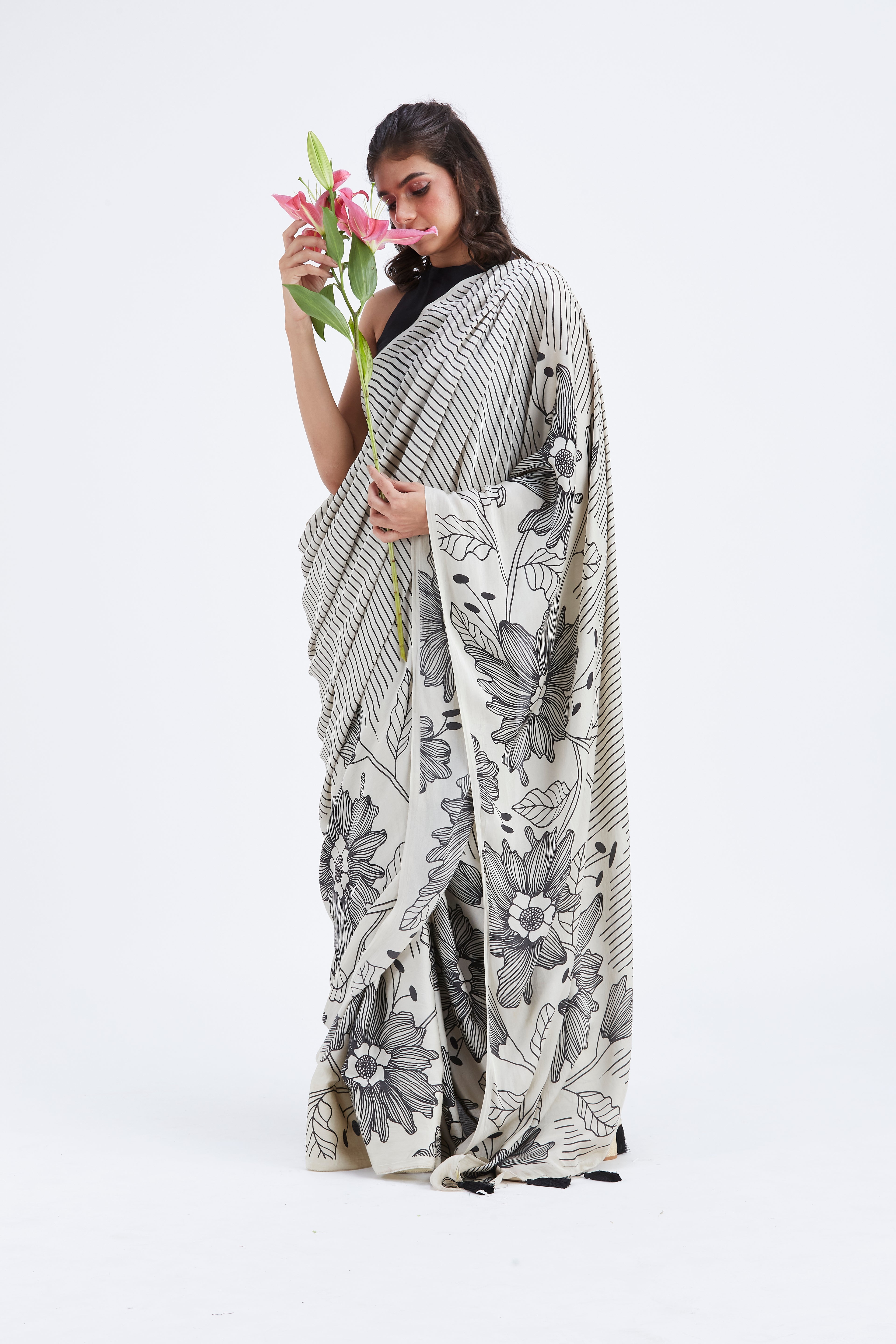 Savana Saree by Hasttvam with Ete by Hasttvam at Kamakhyaa for sustainable fashion