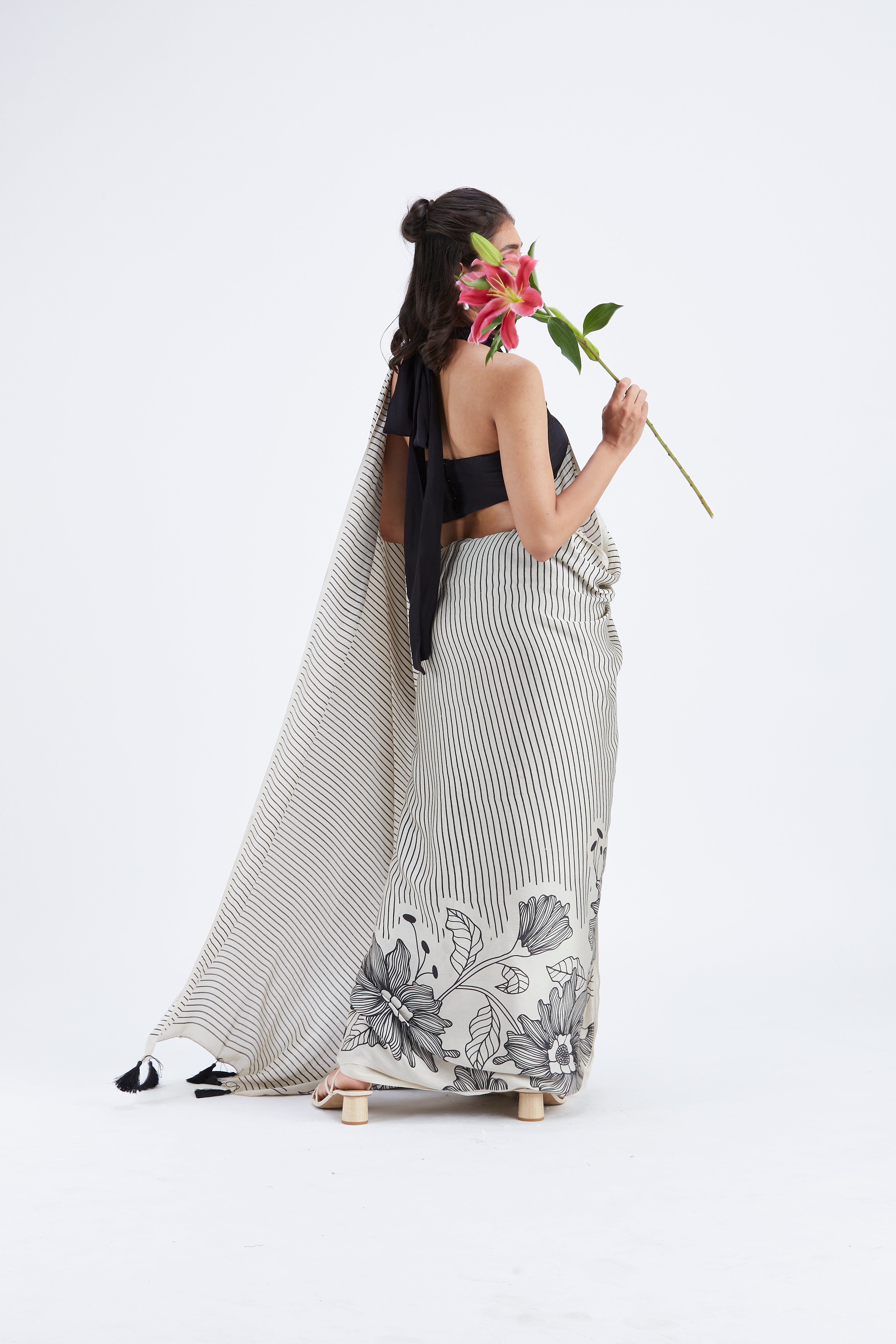 Savana Saree by Hasttvam with Ete by Hasttvam at Kamakhyaa for sustainable fashion