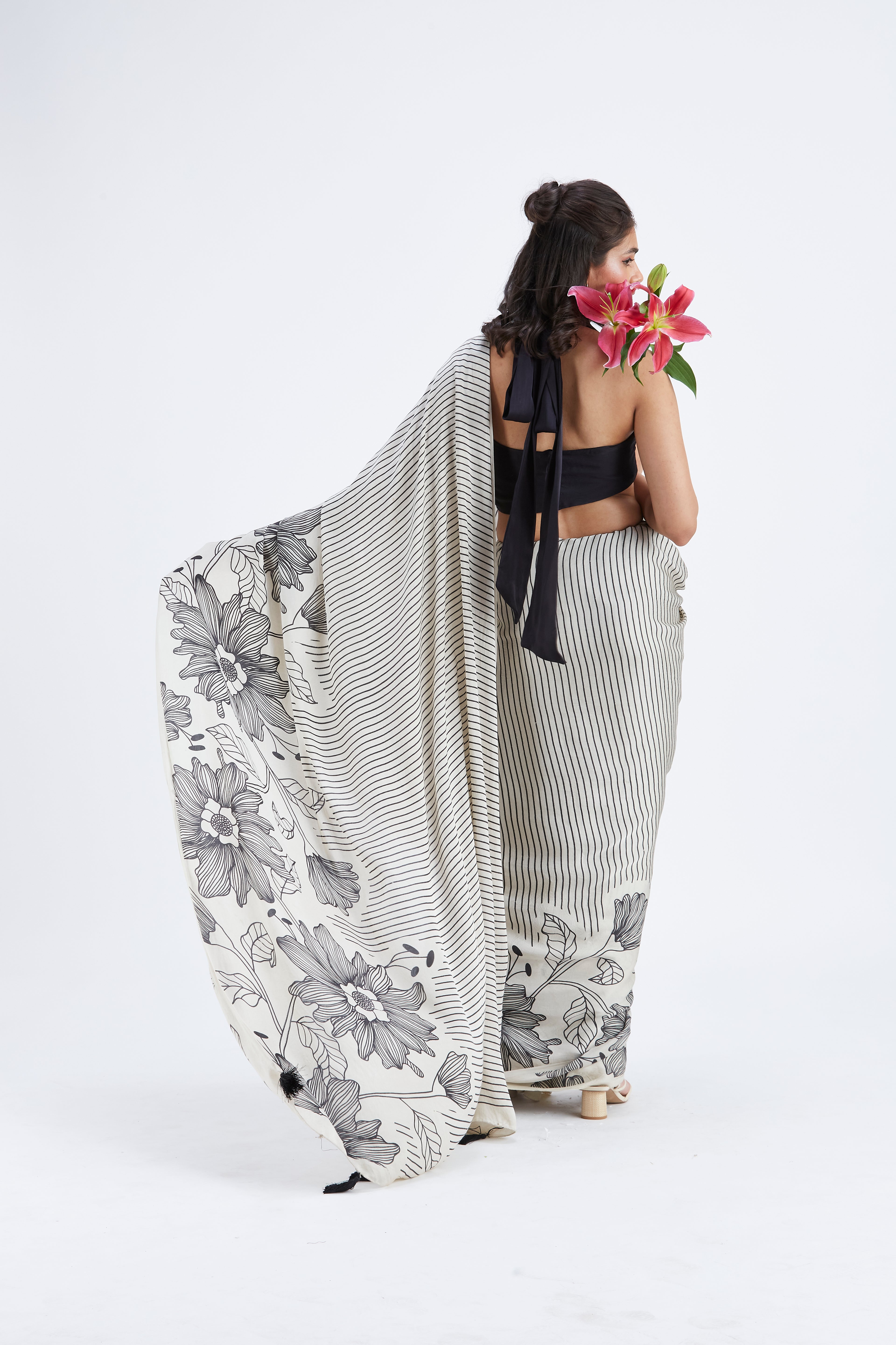 Savana Saree by Hasttvam with Ete by Hasttvam at Kamakhyaa for sustainable fashion