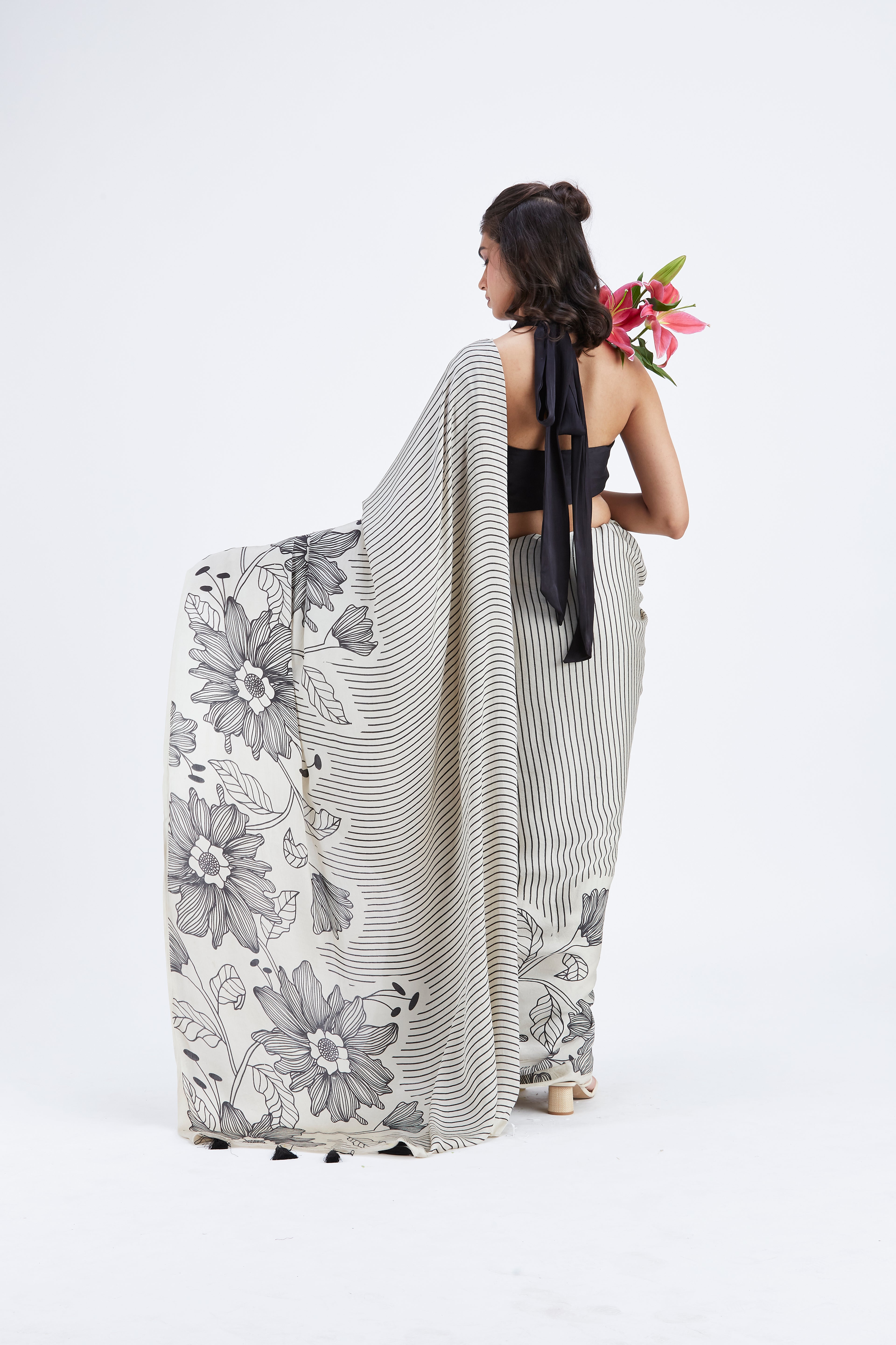 Savana Saree by Hasttvam with Ete by Hasttvam at Kamakhyaa for sustainable fashion