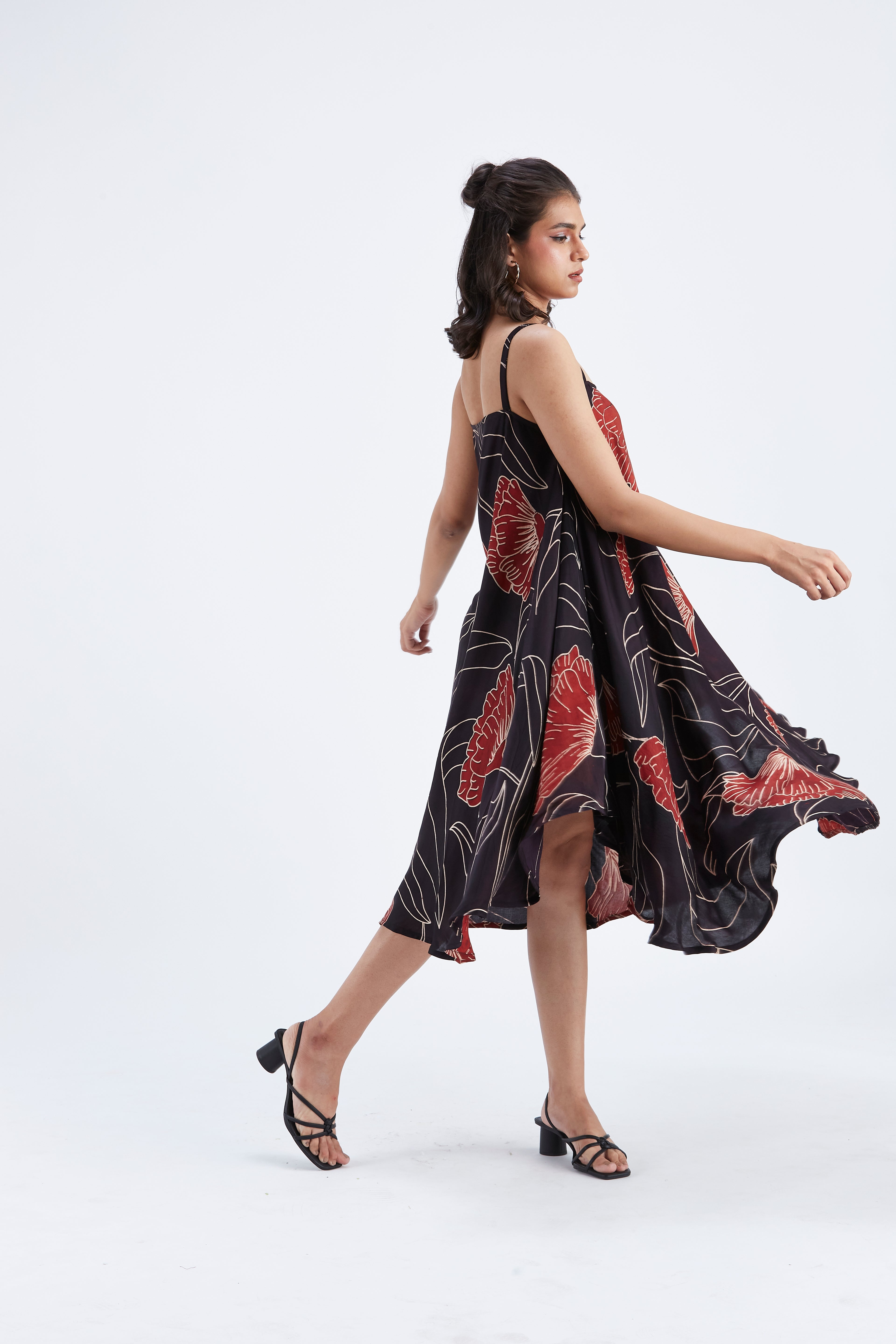 Reya Black dress by Hasttvam with Ete by Hasttvam at Kamakhyaa for sustainable fashion