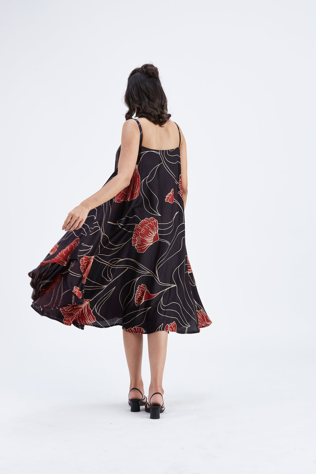 Reya Black dress by Hasttvam with Ete by Hasttvam at Kamakhyaa for sustainable fashion