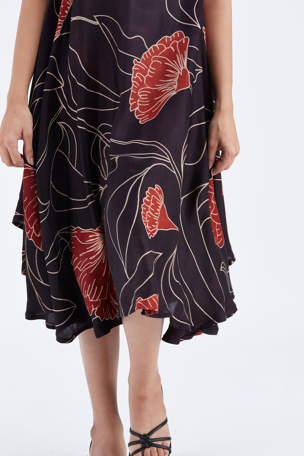 Reya Black dress by Hasttvam with Ete by Hasttvam at Kamakhyaa for sustainable fashion