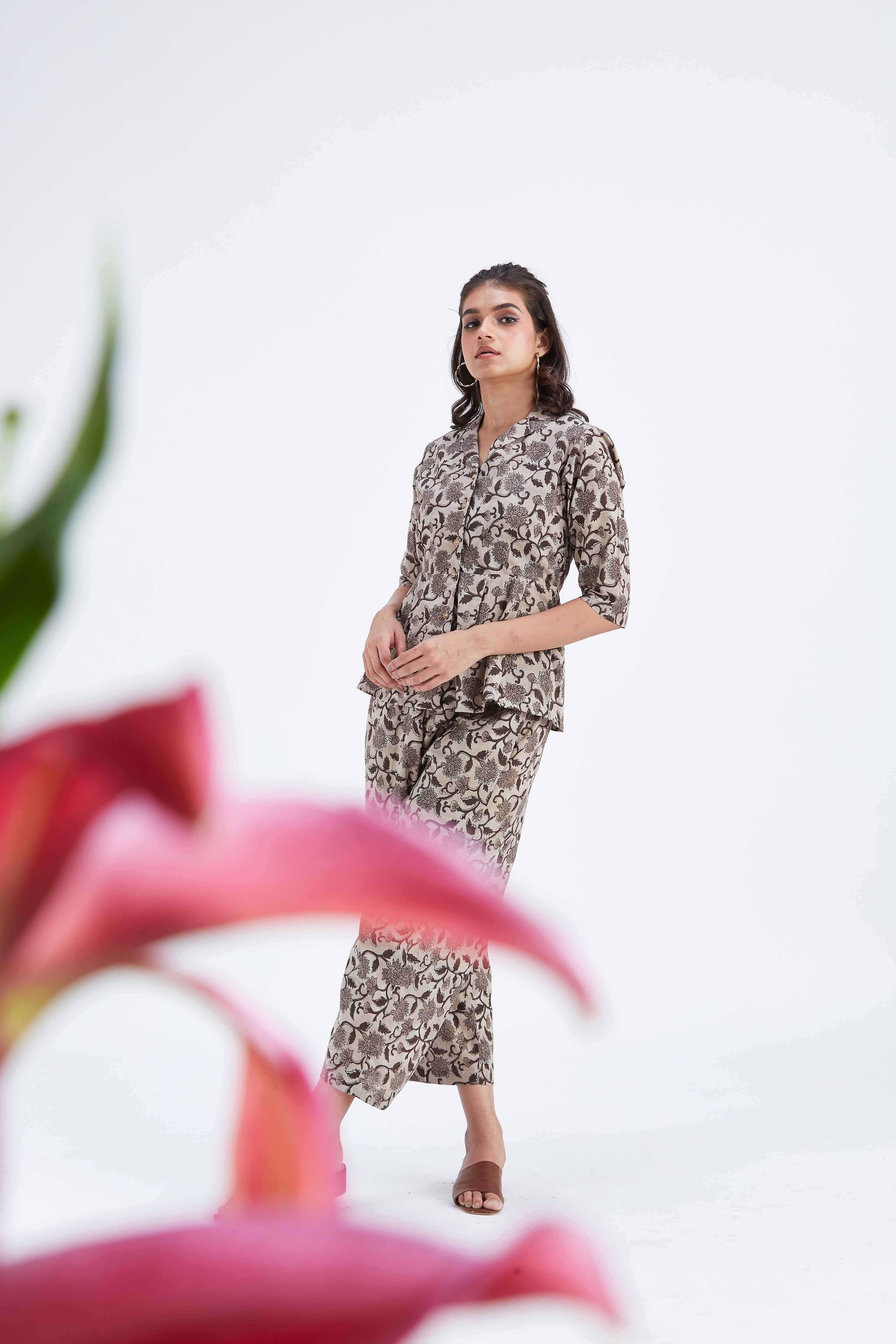 Zola Beige Co-ord set by Hasttvam with Ete by Hasttvam at Kamakhyaa for sustainable fashion