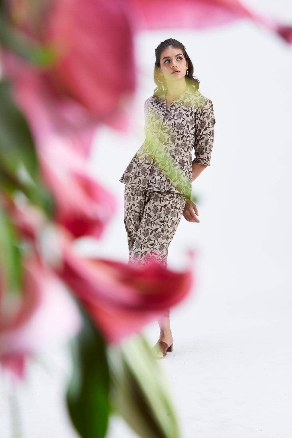 Zola Beige Co-ord set by Hasttvam with Ete by Hasttvam at Kamakhyaa for sustainable fashion