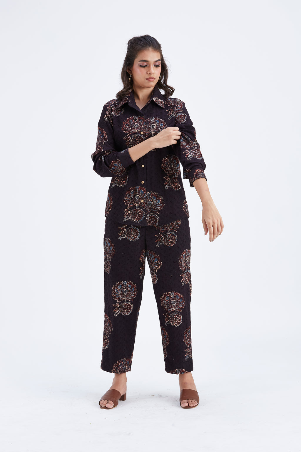 Yuna Black Co-ord set by Hasttvam with Ete by Hasttvam at Kamakhyaa for sustainable fashion