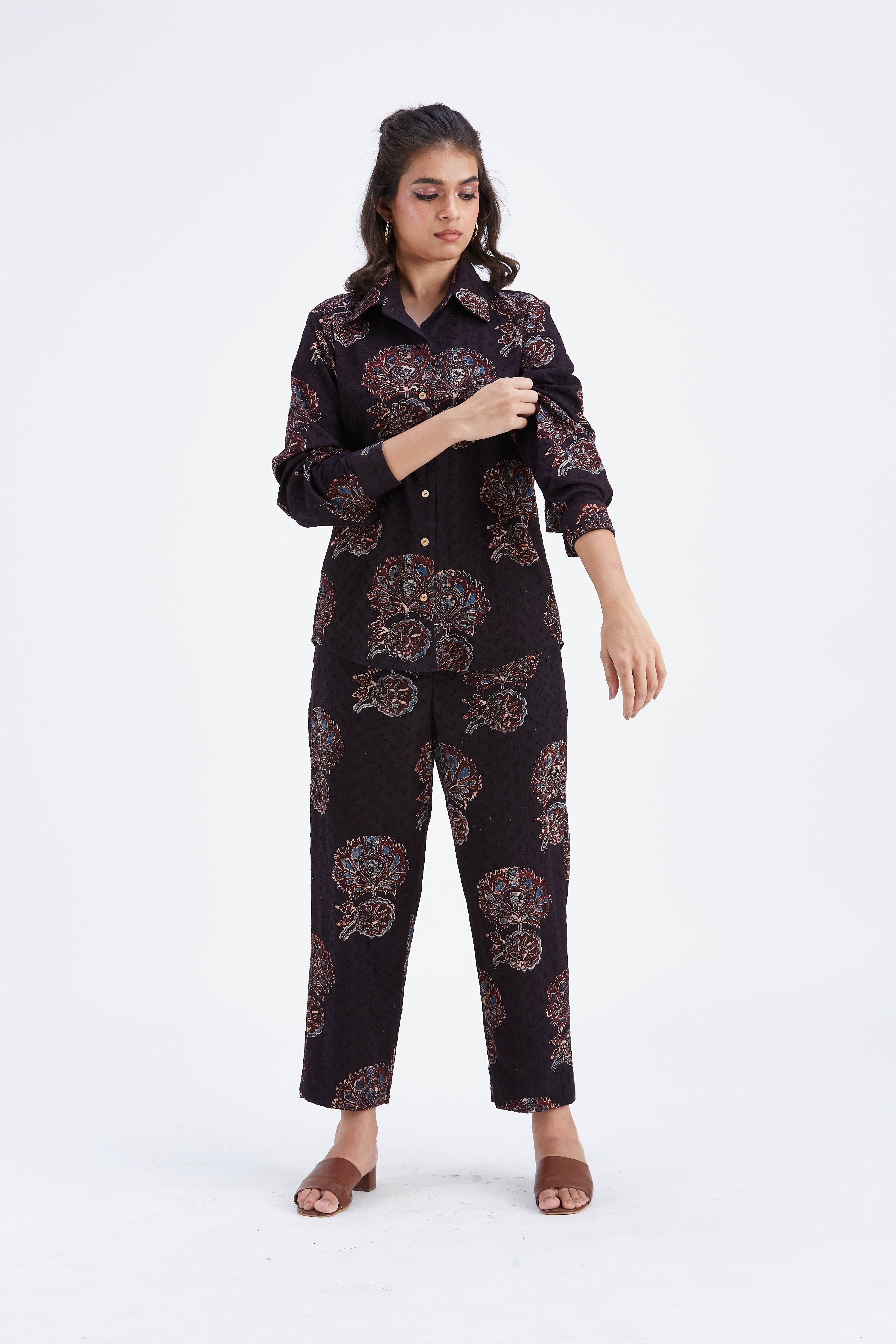 Yuna Black Co-ord set by Hasttvam with Ete by Hasttvam at Kamakhyaa for sustainable fashion