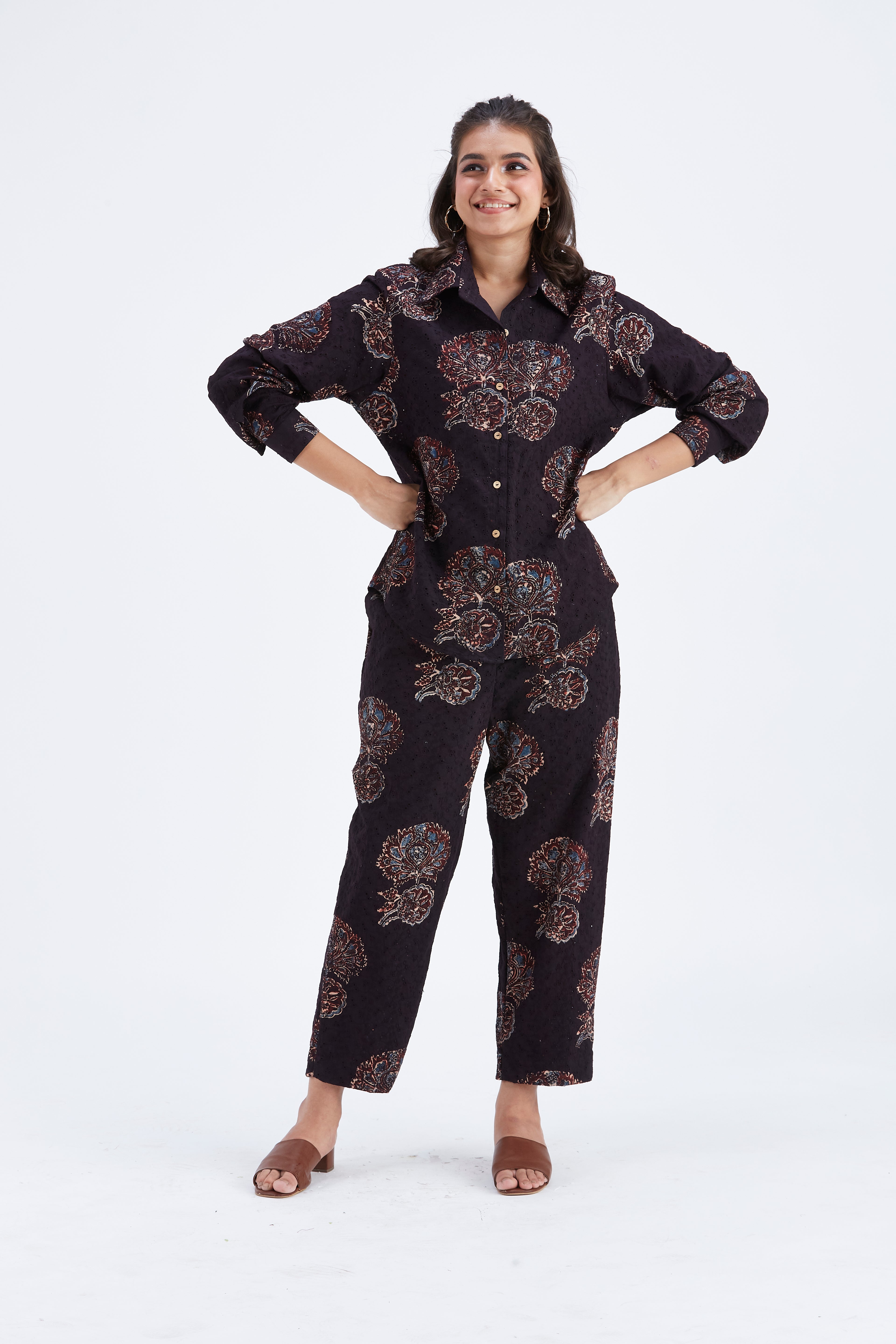 Yuna Black Co-ord set by Hasttvam with Ete by Hasttvam at Kamakhyaa for sustainable fashion