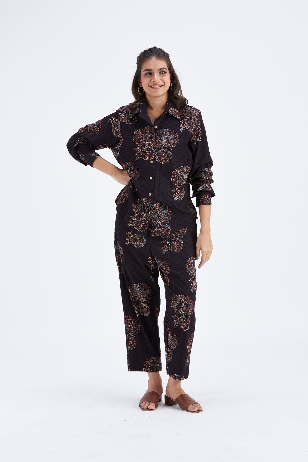 Yuna Black Co-ord set by Hasttvam with Ete by Hasttvam at Kamakhyaa for sustainable fashion