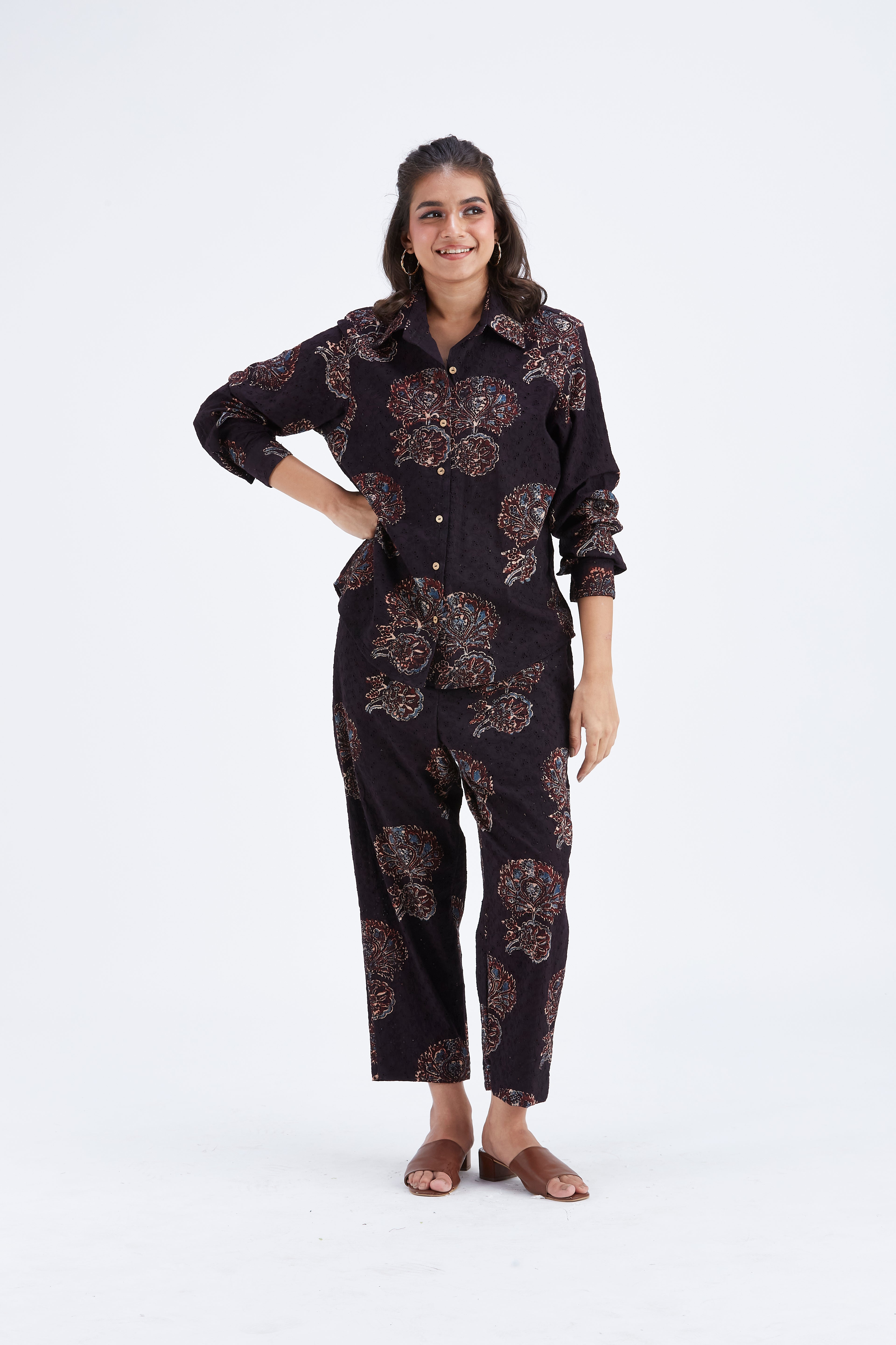 Yuna Black Co-ord set by Hasttvam with Ete by Hasttvam at Kamakhyaa for sustainable fashion