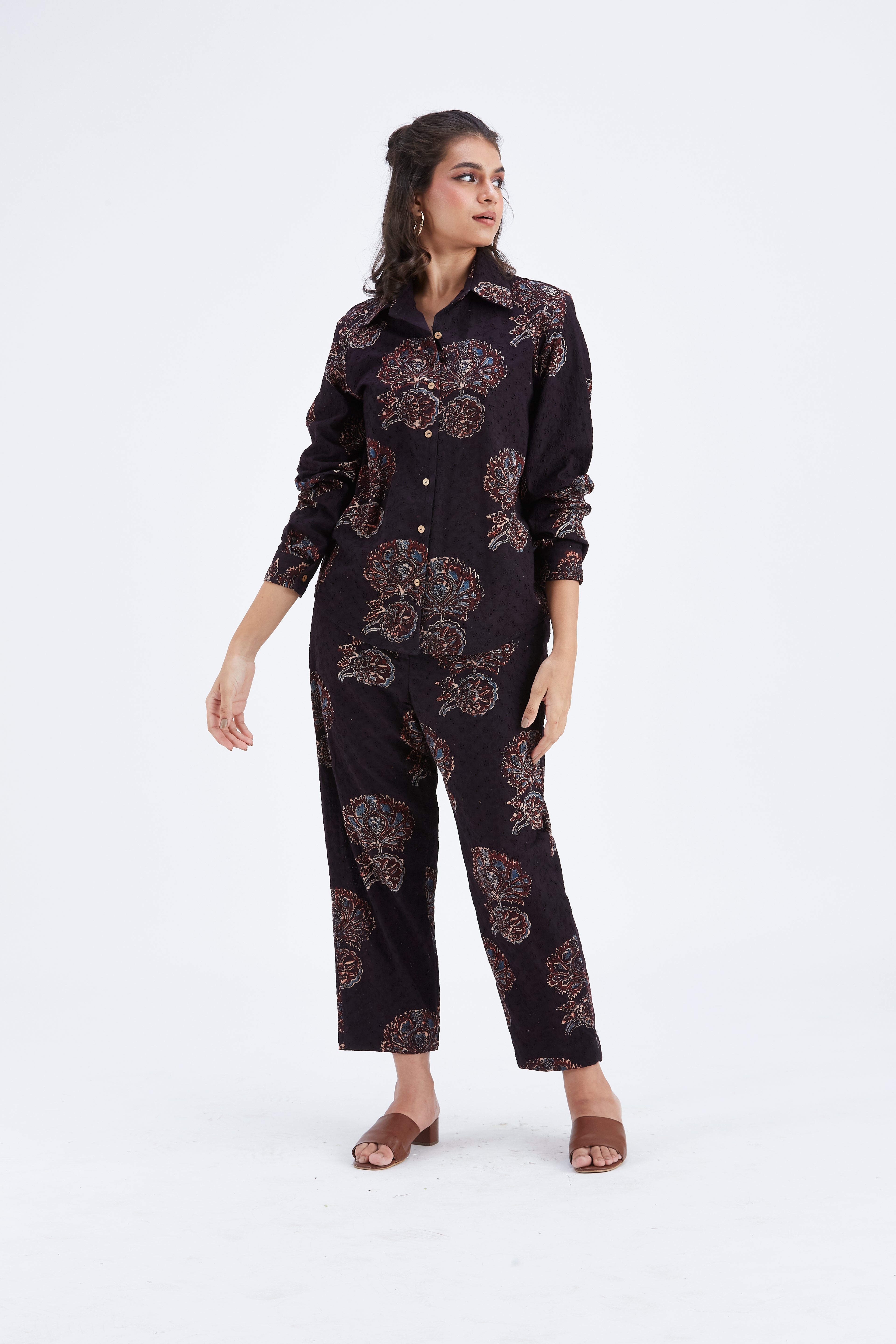 Yuna Black Co-ord set by Hasttvam with Ete by Hasttvam at Kamakhyaa for sustainable fashion