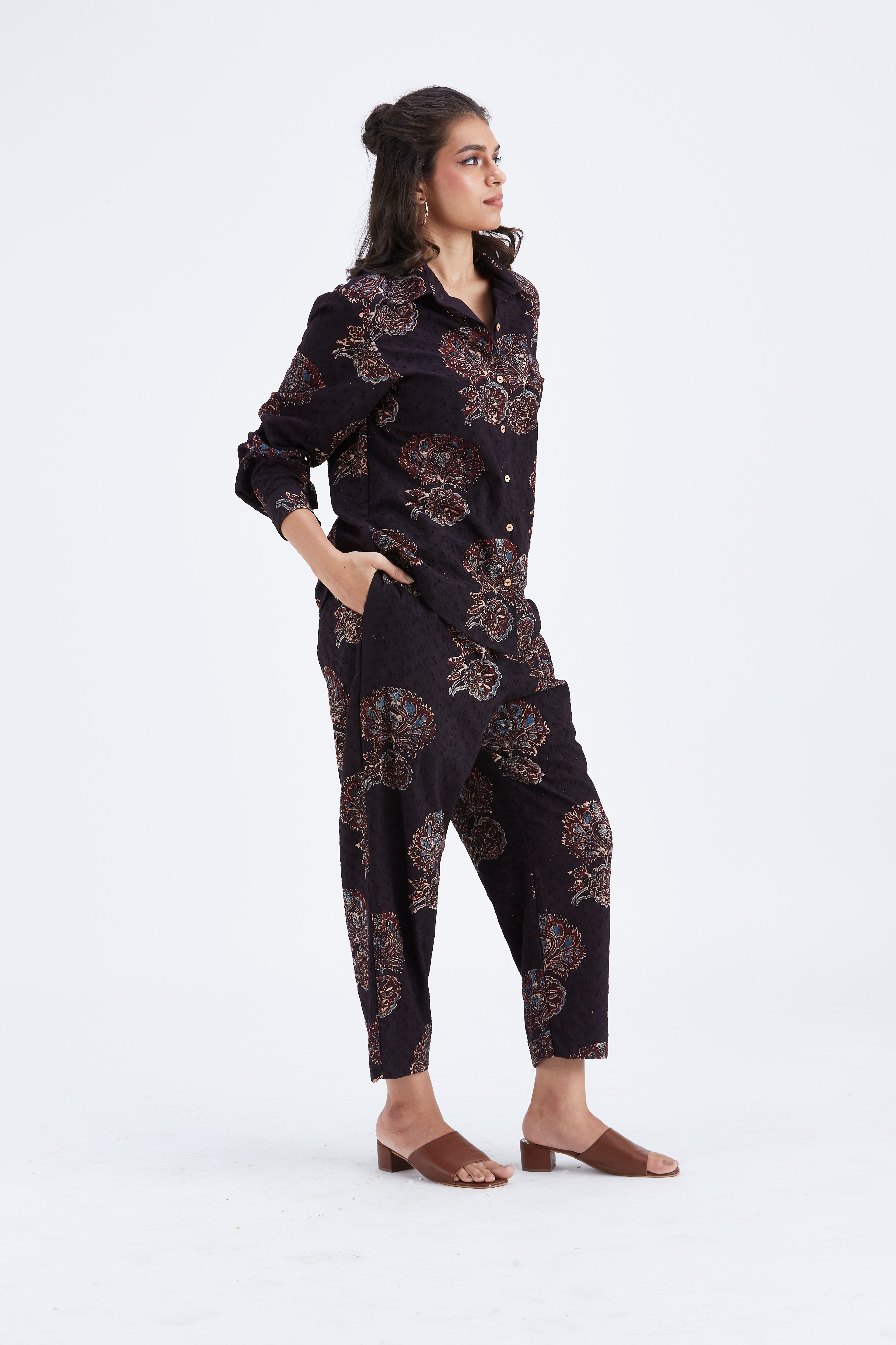 Yuna Black Co-ord set by Hasttvam with Ete by Hasttvam at Kamakhyaa for sustainable fashion