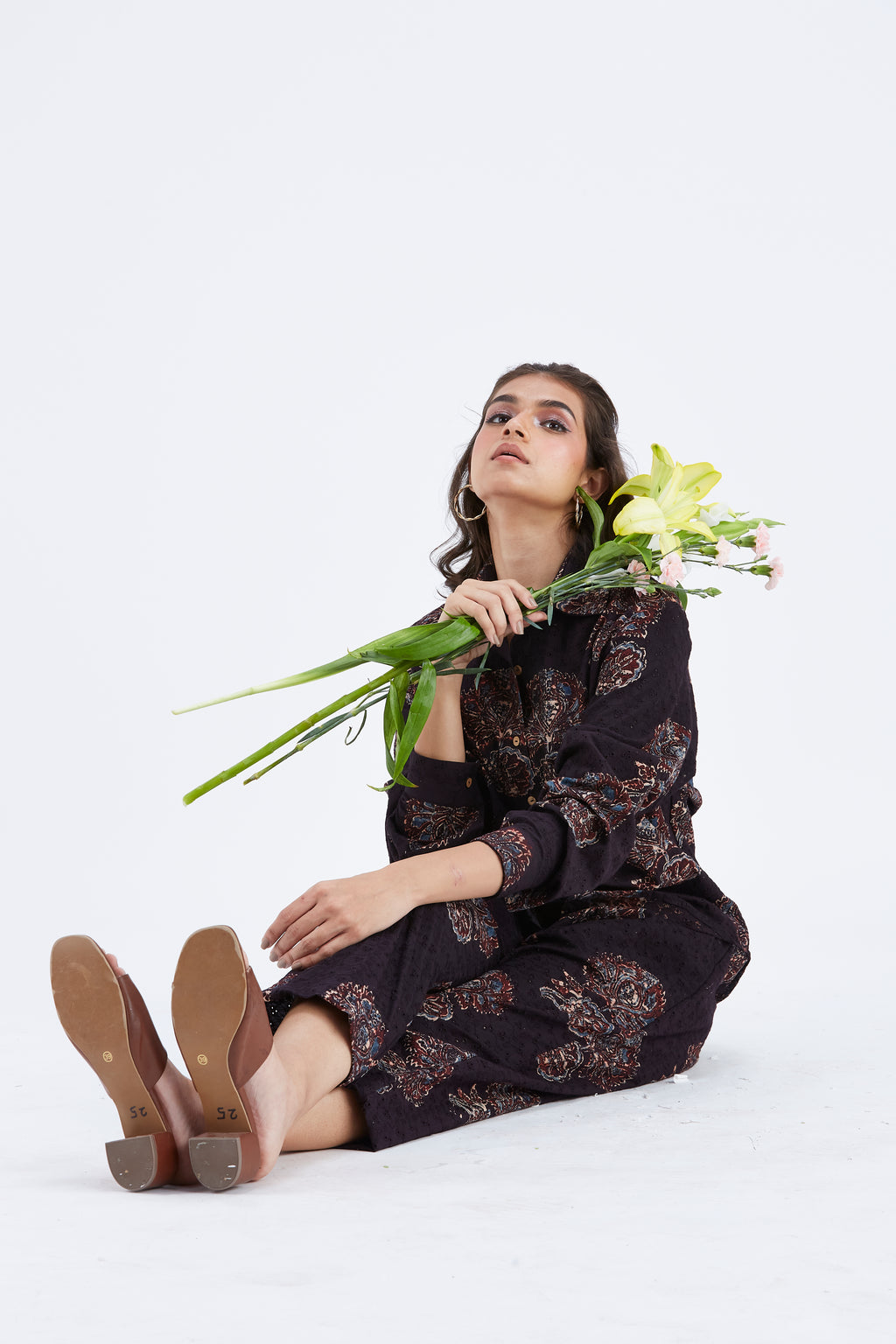 Yuna Black Co-ord set by Hasttvam with Ete by Hasttvam at Kamakhyaa for sustainable fashion