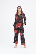 Inya Black kurta set by Hasttvam with Ete by Hasttvam at Kamakhyaa for sustainable fashion