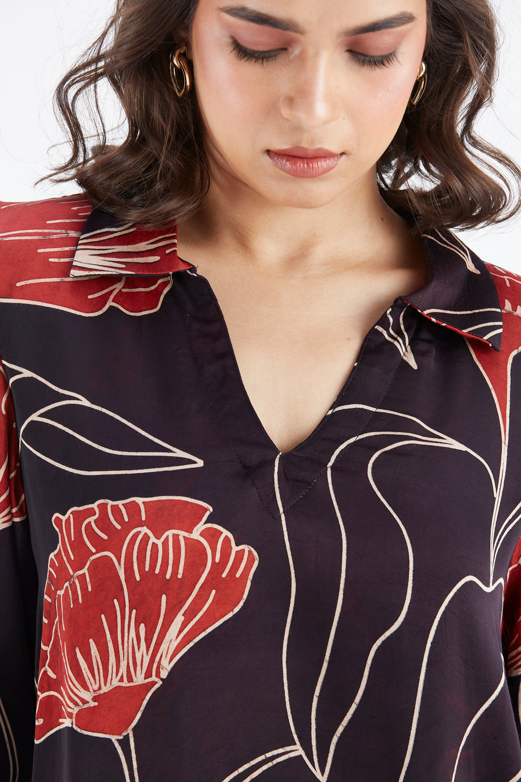 Inya Black kurta set by Hasttvam with Ete by Hasttvam at Kamakhyaa for sustainable fashion