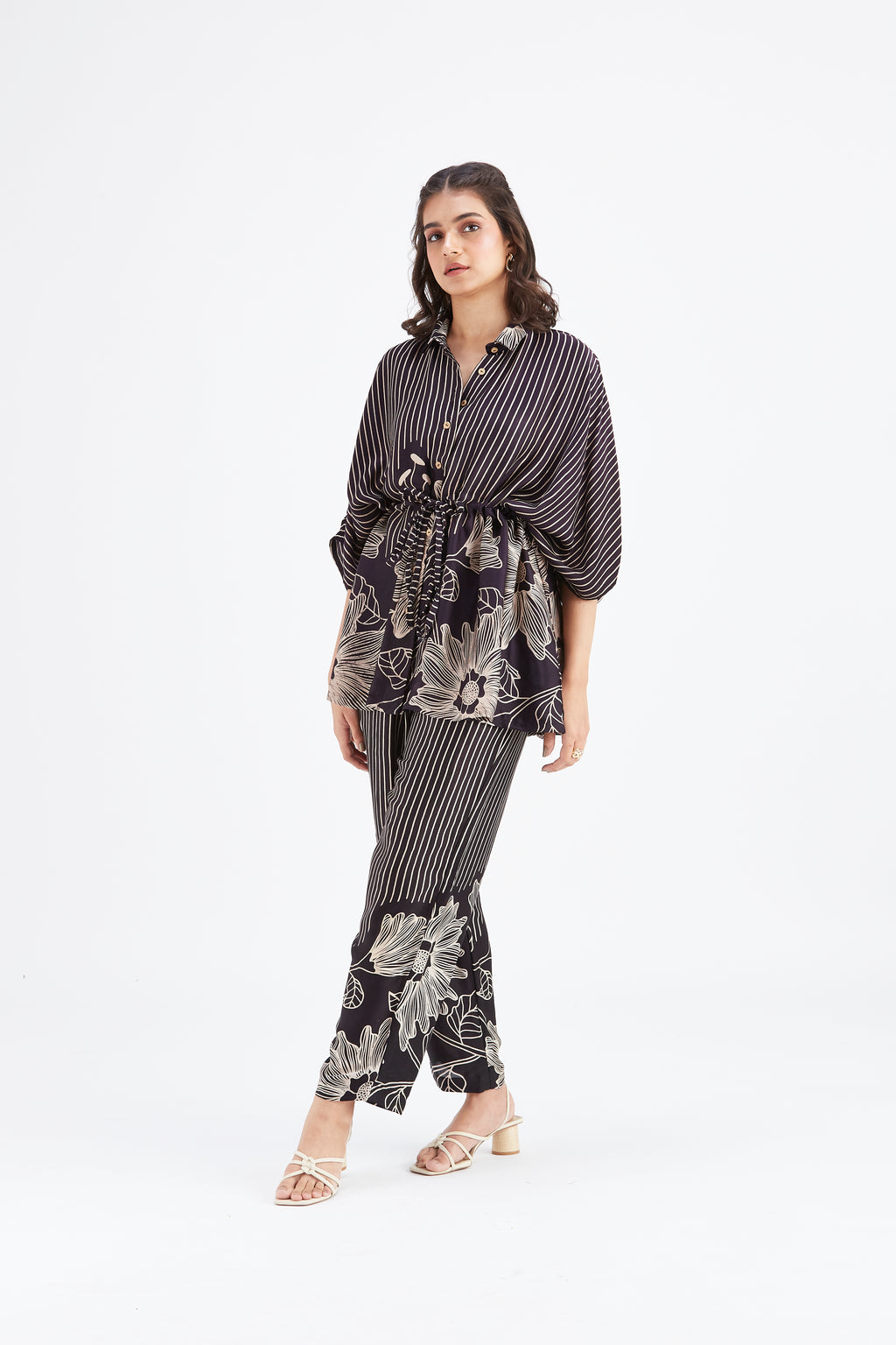 Amae Black Co-ord set by Hasttvam with Ete by Hasttvam at Kamakhyaa for sustainable fashion