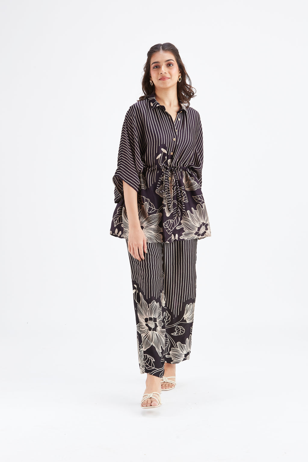 Amae Black Co-ord set by Hasttvam with Ete by Hasttvam at Kamakhyaa for sustainable fashion