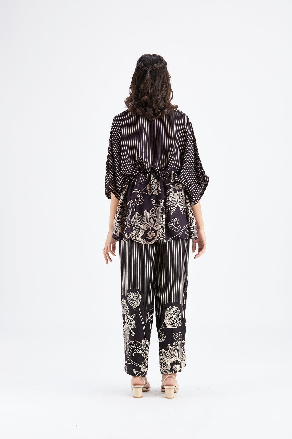 Amae Black Co-ord set by Hasttvam with Ete by Hasttvam at Kamakhyaa for sustainable fashion