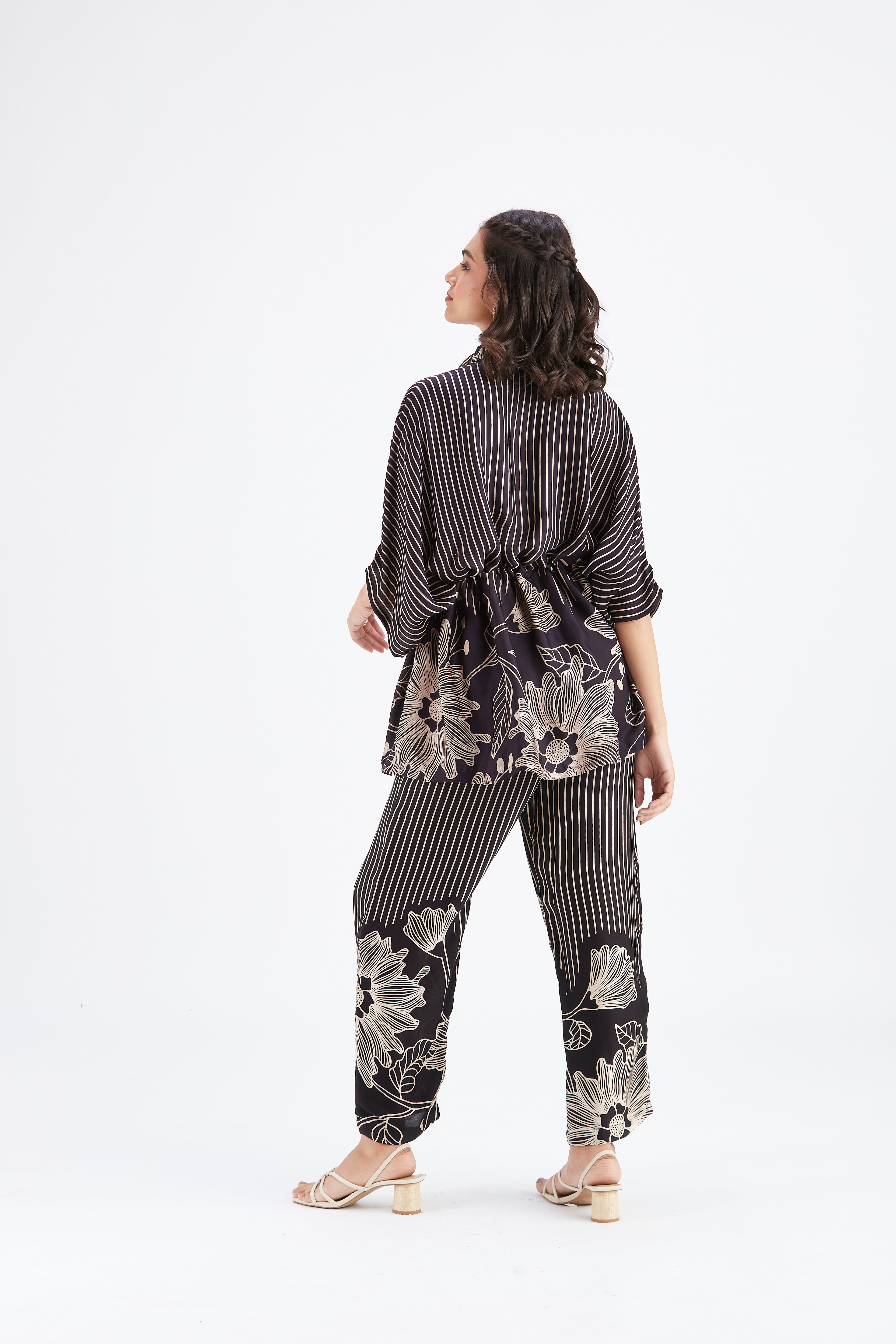 Amae Black Co-ord set by Hasttvam with Ete by Hasttvam at Kamakhyaa for sustainable fashion