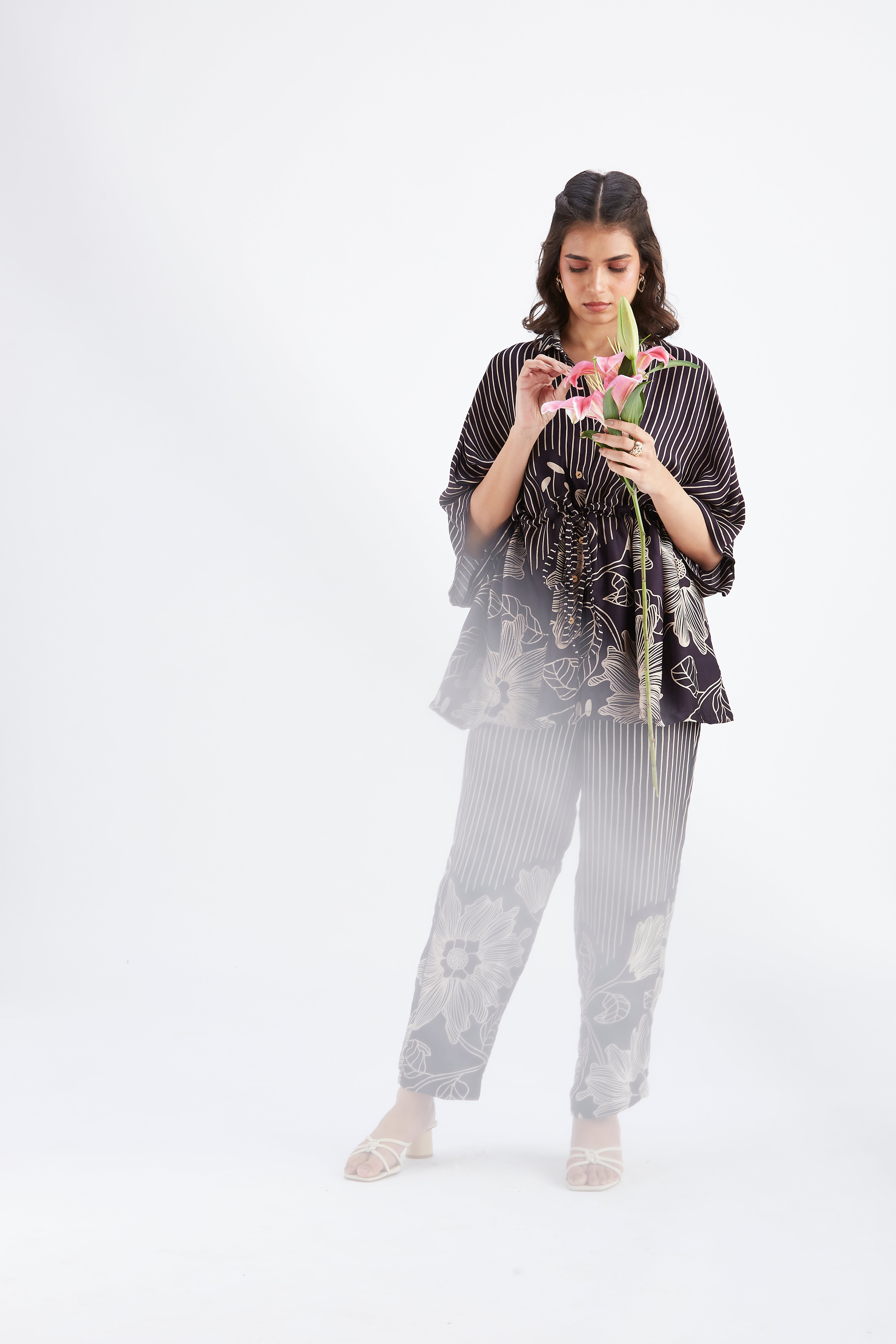 Amae Black Co-ord set by Hasttvam with Ete by Hasttvam at Kamakhyaa for sustainable fashion