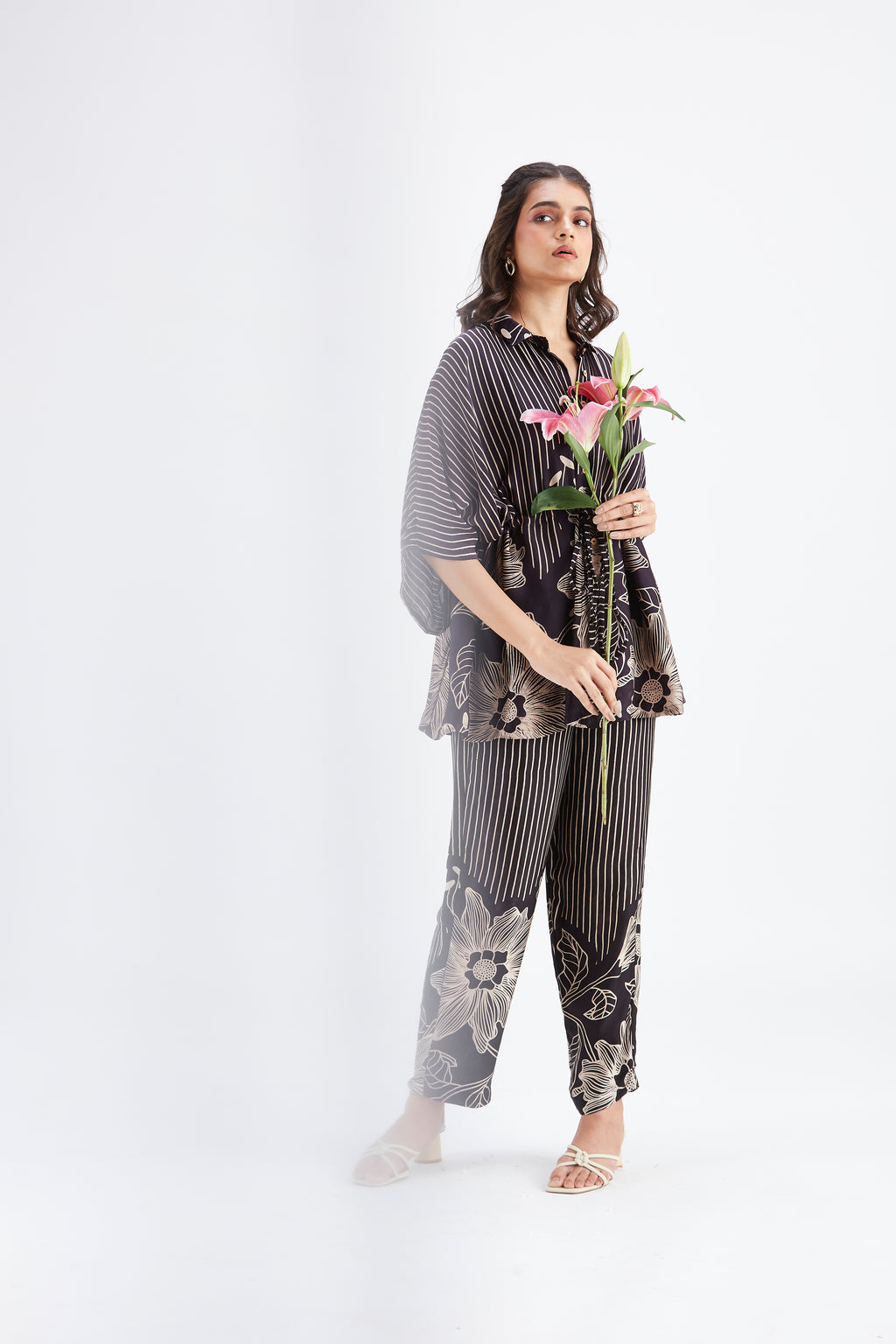 Amae Black Co-ord set by Hasttvam with Ete by Hasttvam at Kamakhyaa for sustainable fashion