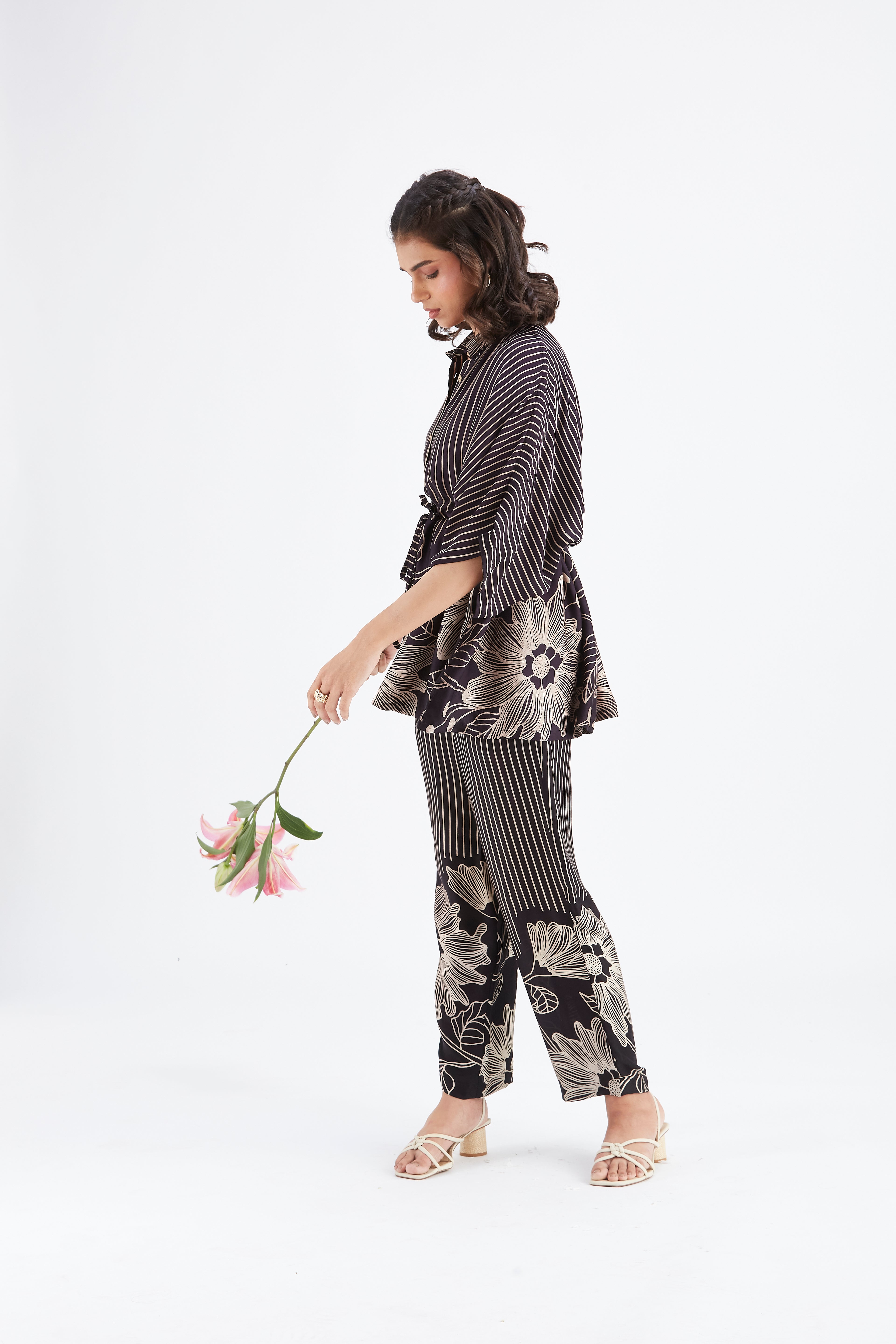 Amae Black Co-ord set by Hasttvam with Ete by Hasttvam at Kamakhyaa for sustainable fashion