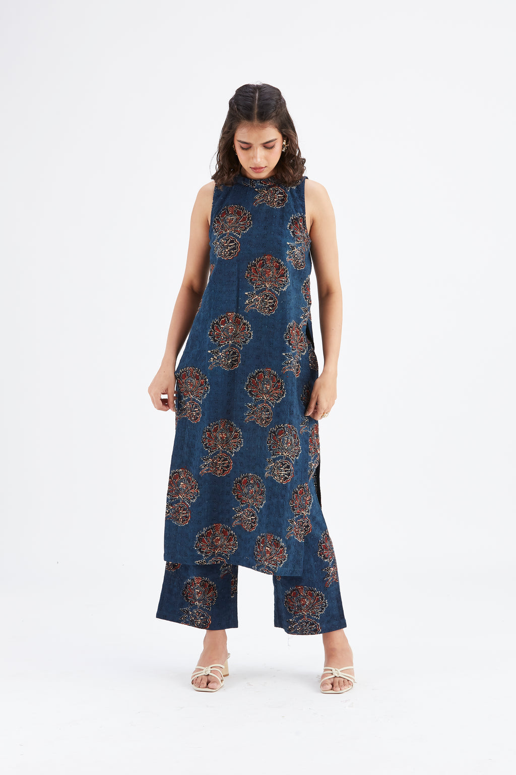 Nava Indigo kurta set by Hasttvam with Ete by Hasttvam at Kamakhyaa for sustainable fashion