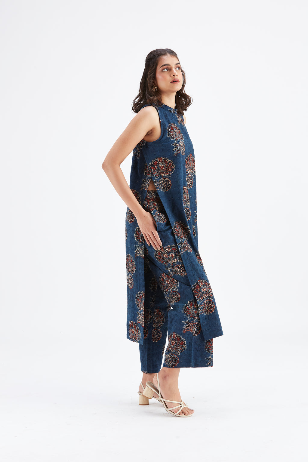 Nava Indigo kurta set by Hasttvam with Ete by Hasttvam at Kamakhyaa for sustainable fashion