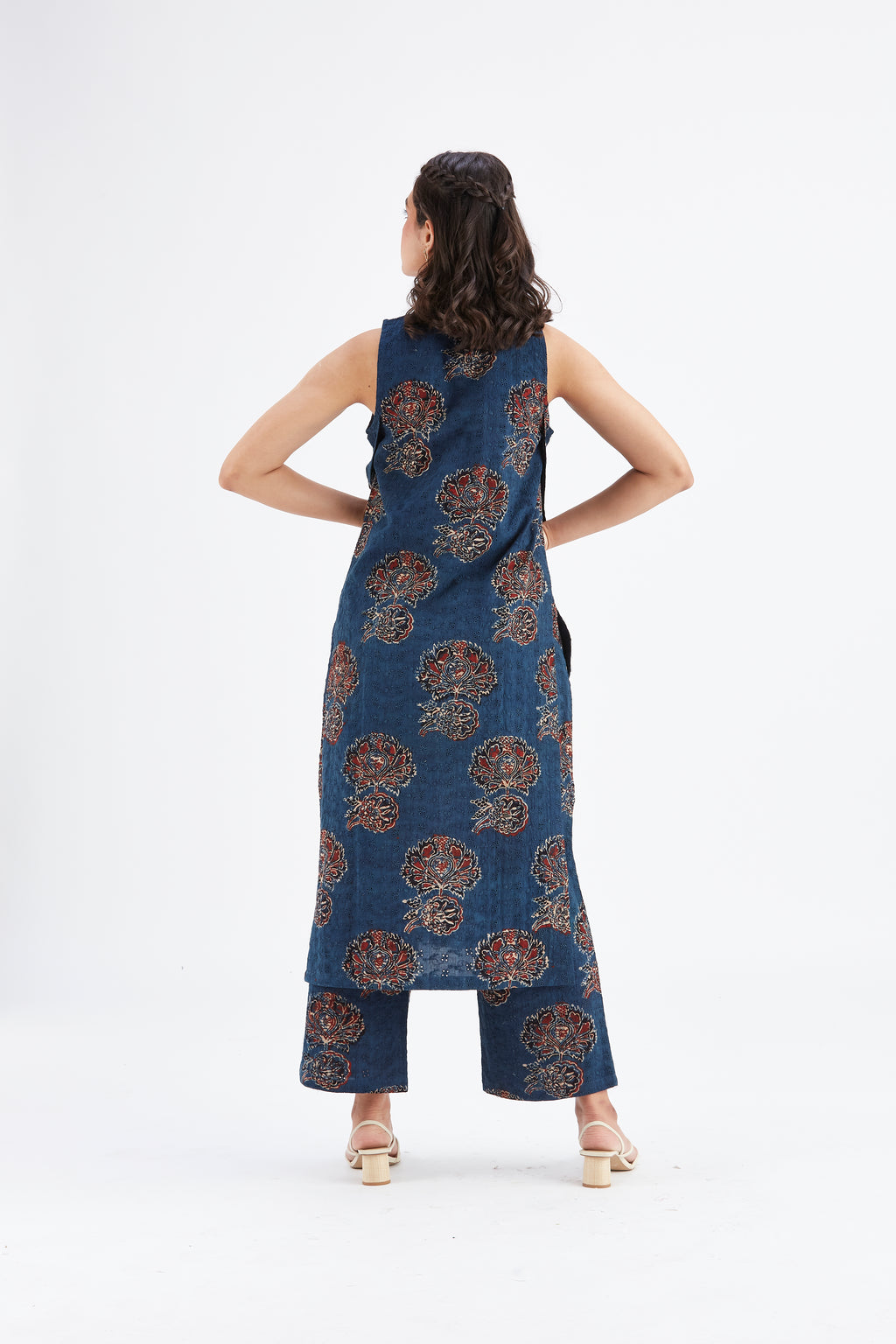 Nava Indigo kurta set by Hasttvam with Ete by Hasttvam at Kamakhyaa for sustainable fashion