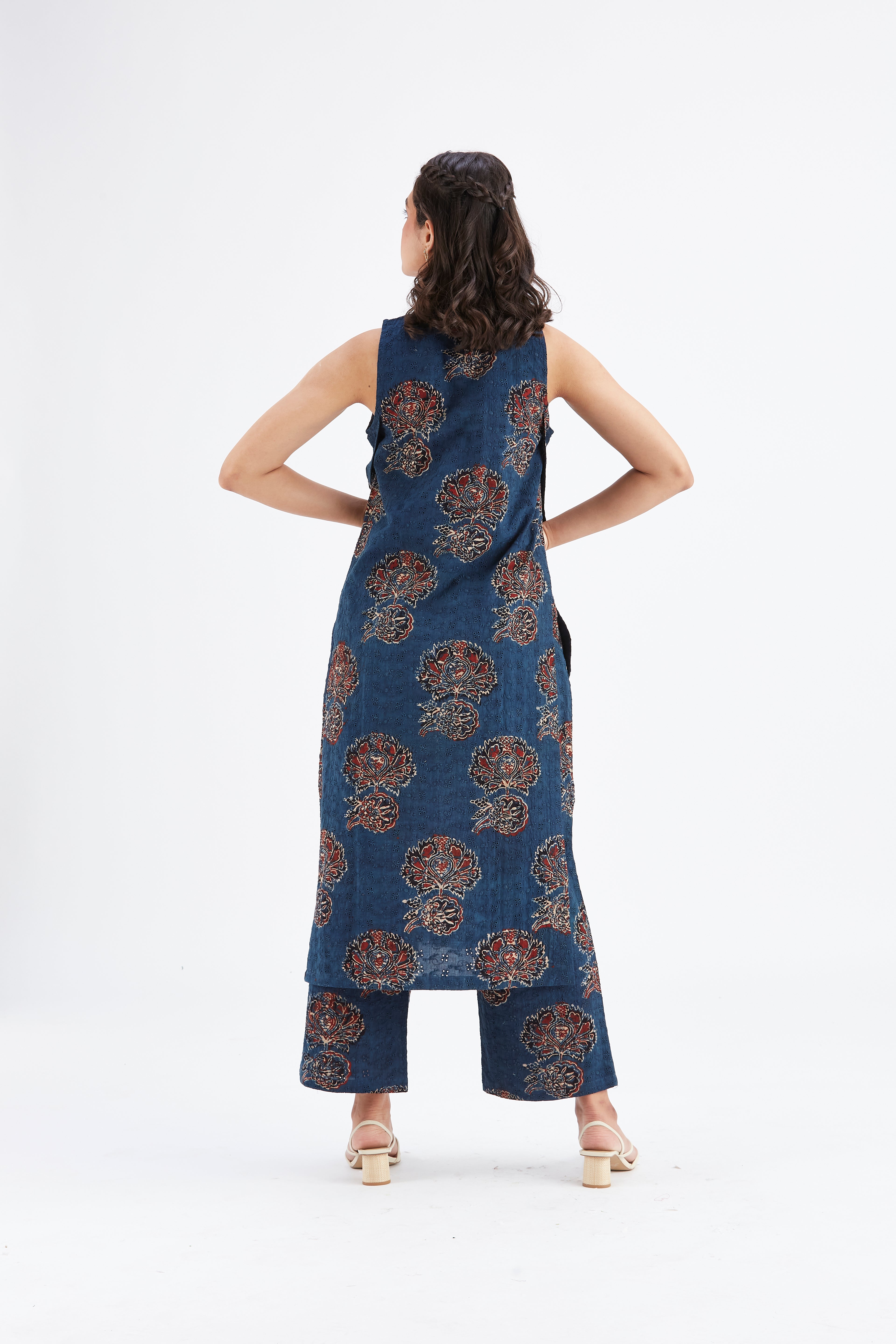 Nava Indigo kurta set by Hasttvam with Ete by Hasttvam at Kamakhyaa for sustainable fashion