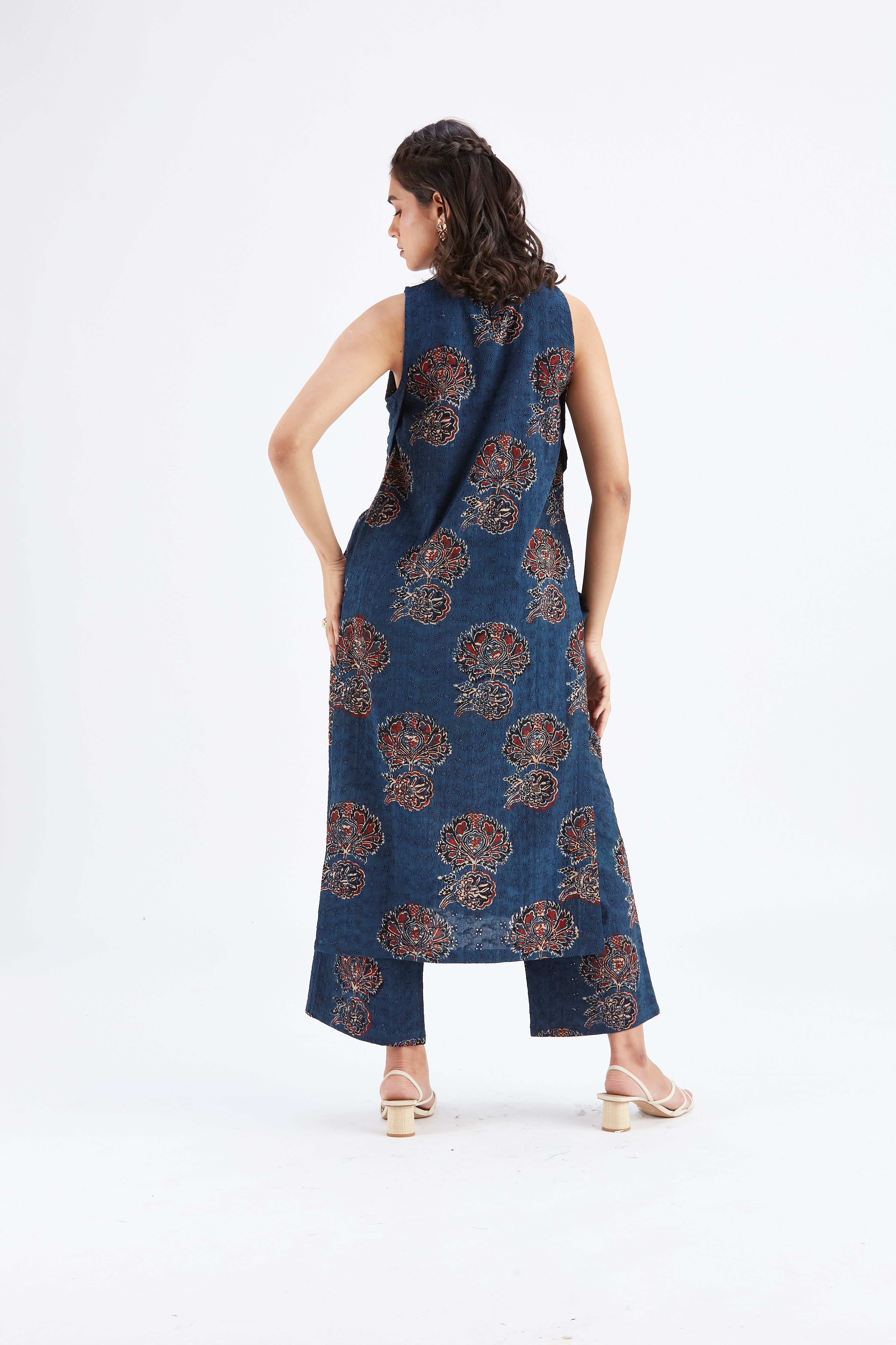 Nava Indigo kurta set by Hasttvam with Ete by Hasttvam at Kamakhyaa for sustainable fashion