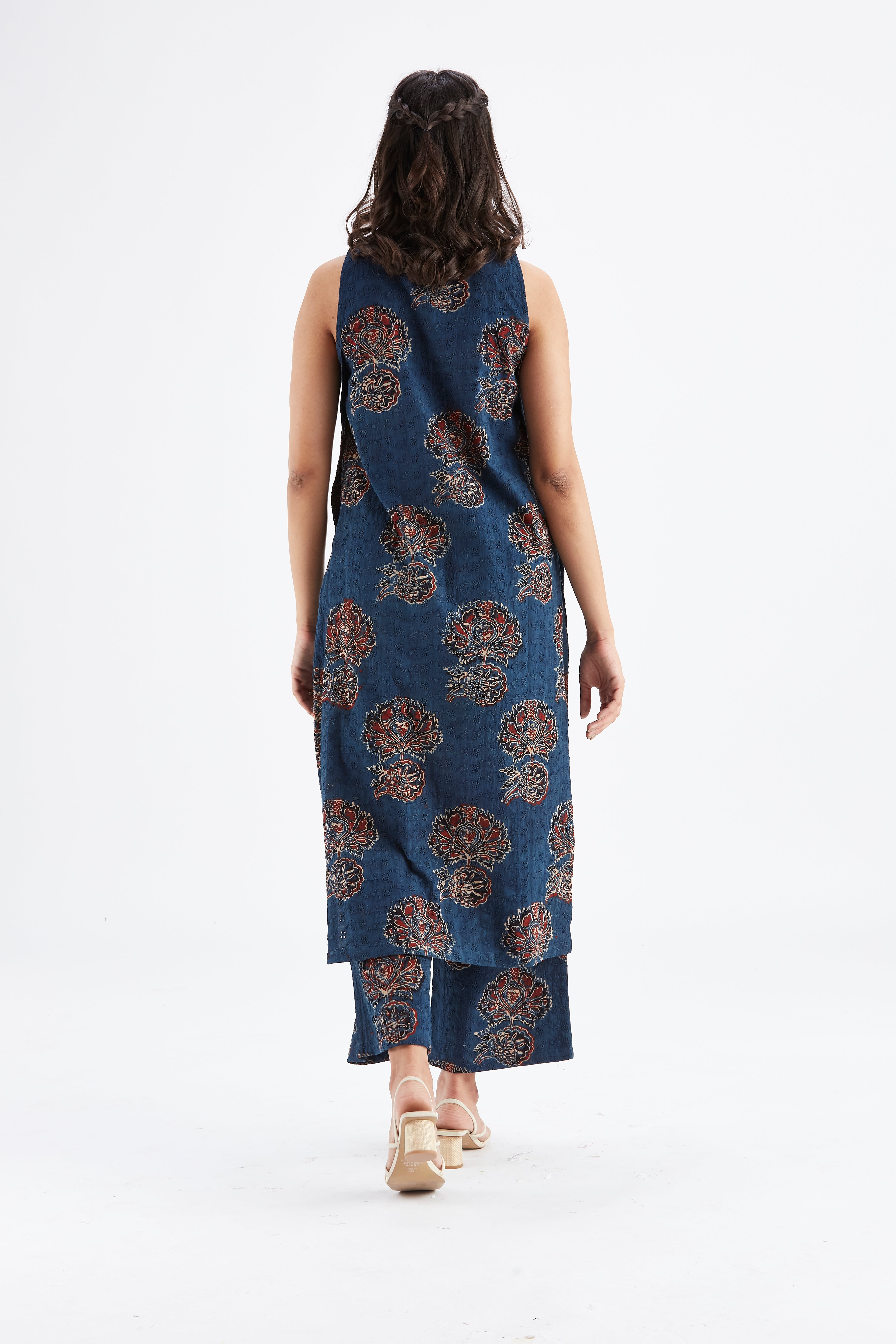 Nava Indigo kurta set by Hasttvam with Ete by Hasttvam at Kamakhyaa for sustainable fashion