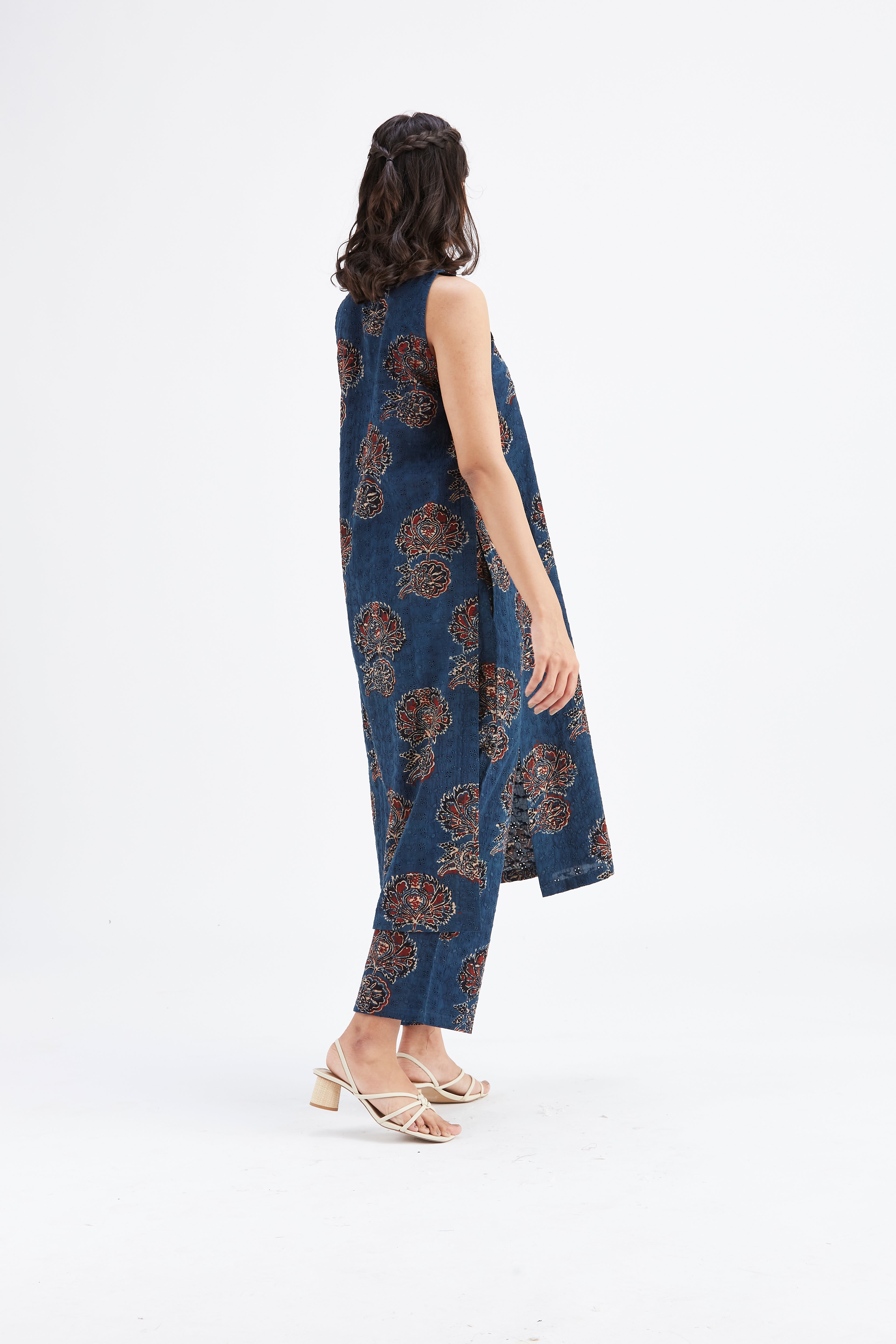 Nava Indigo kurta set by Hasttvam with Ete by Hasttvam at Kamakhyaa for sustainable fashion