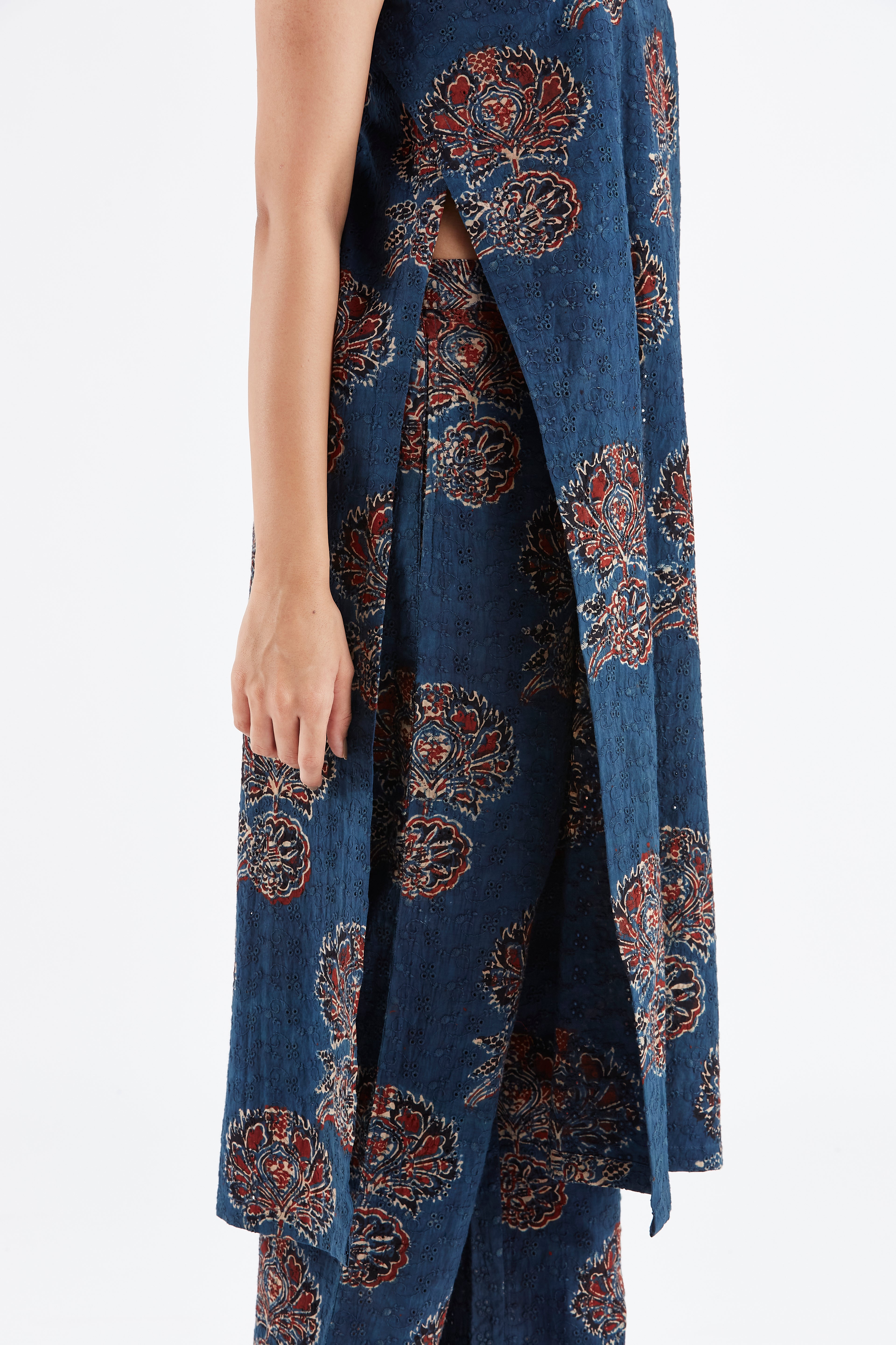 Nava Indigo kurta set by Hasttvam with Ete by Hasttvam at Kamakhyaa for sustainable fashion