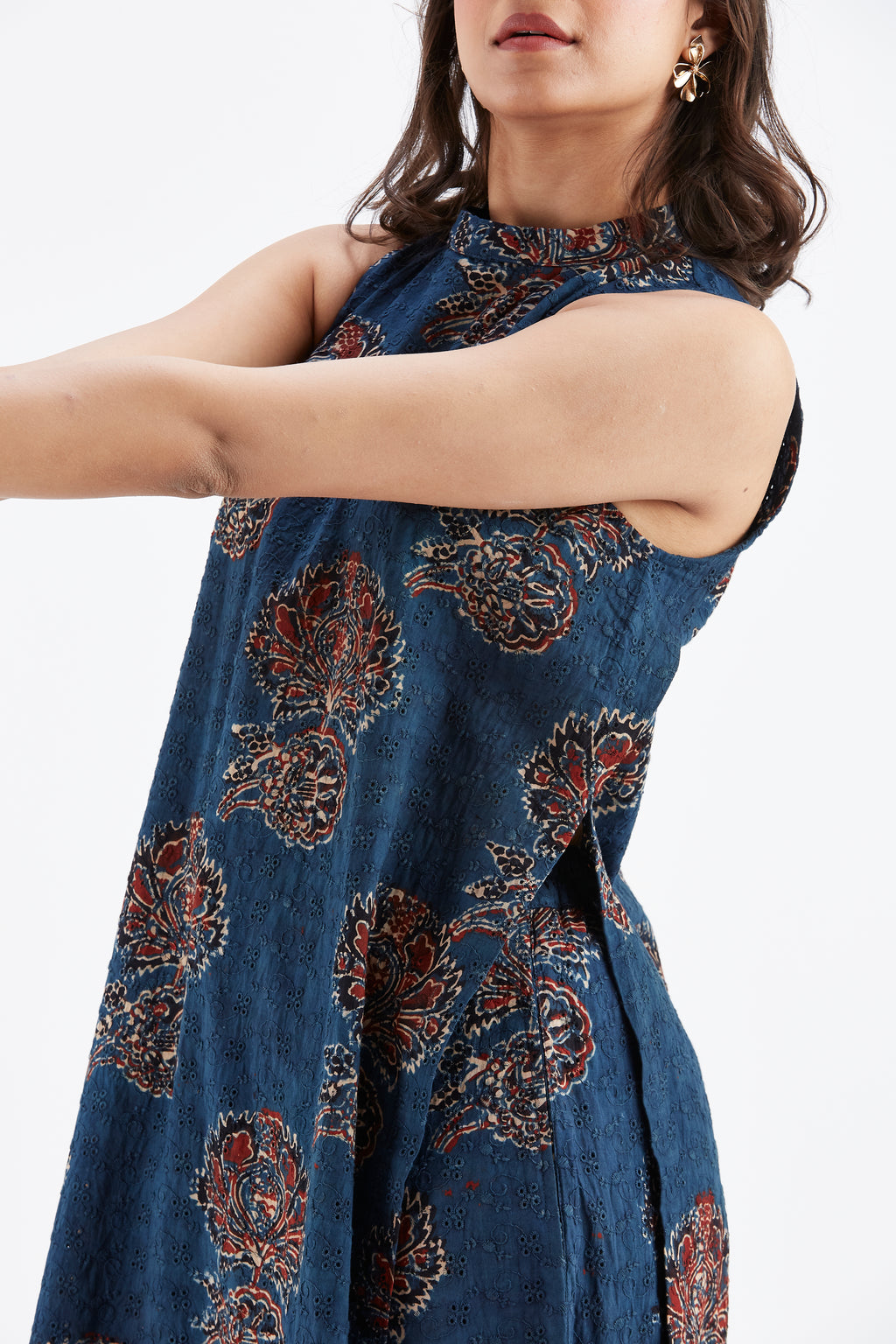 Nava Indigo kurta set by Hasttvam with Ete by Hasttvam at Kamakhyaa for sustainable fashion