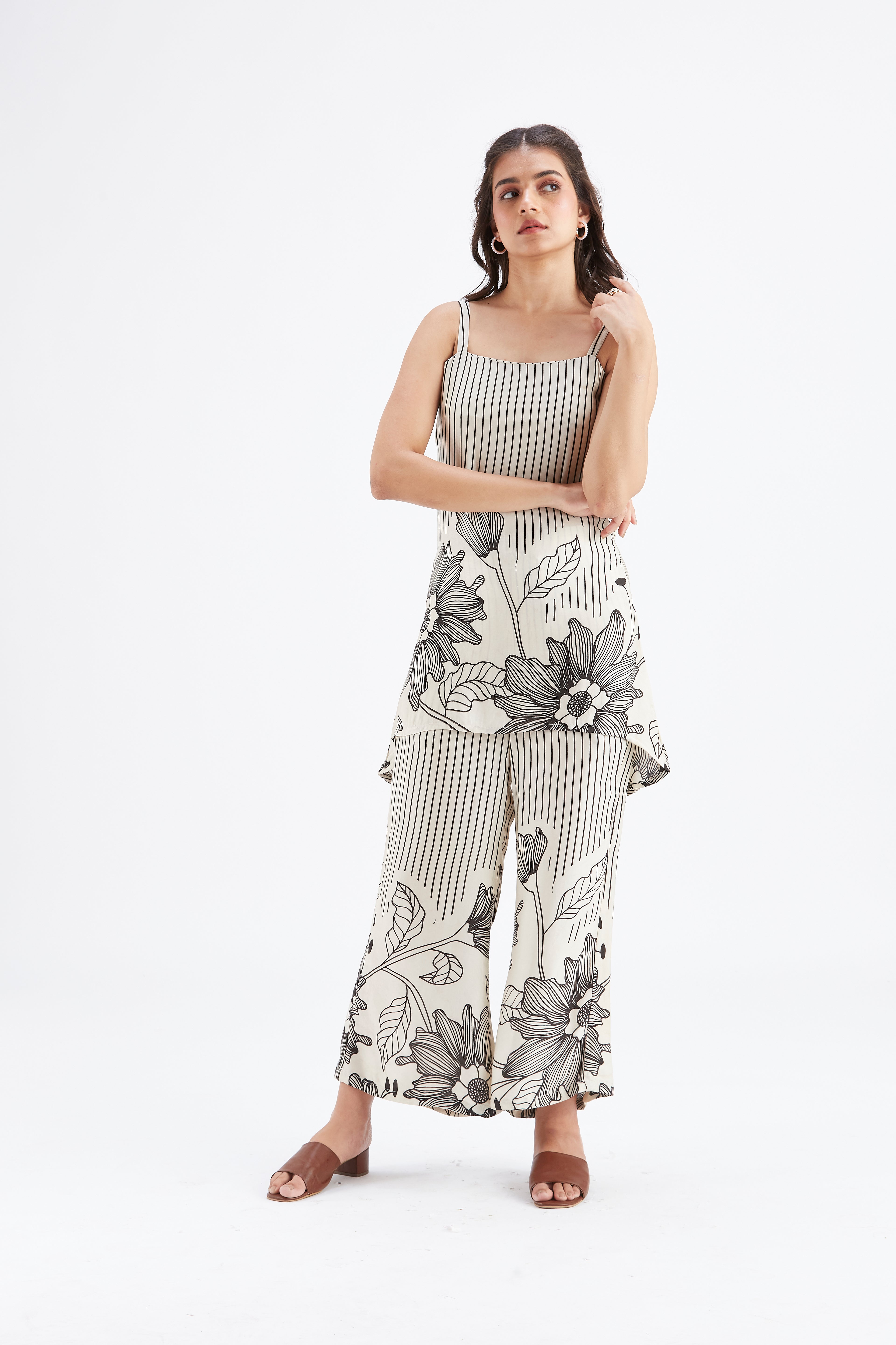 Alina White Co-ord set by Hasttvam with Ete by Hasttvam at Kamakhyaa for sustainable fashion
