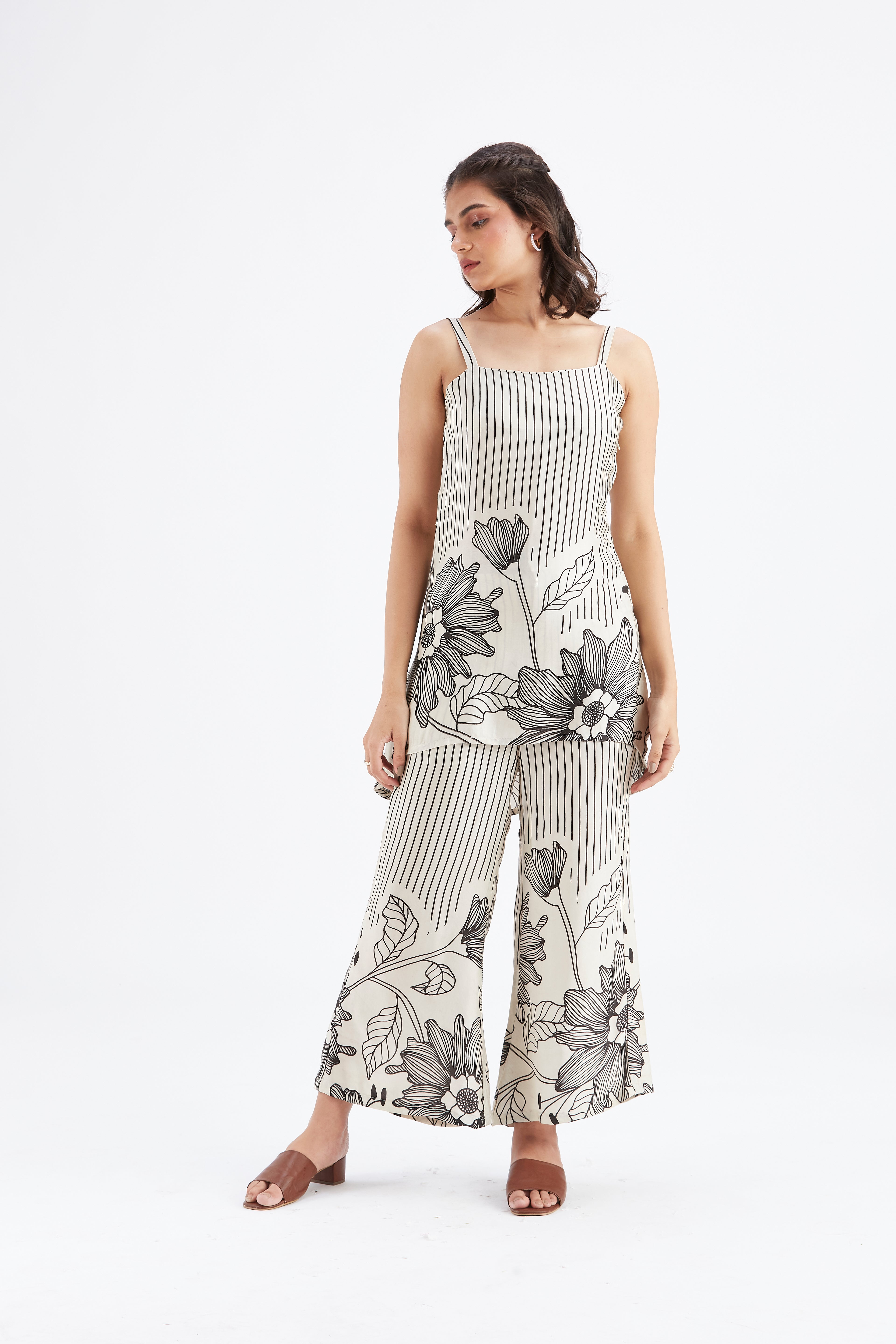 Alina White Co-ord set by Hasttvam with Ete by Hasttvam at Kamakhyaa for sustainable fashion