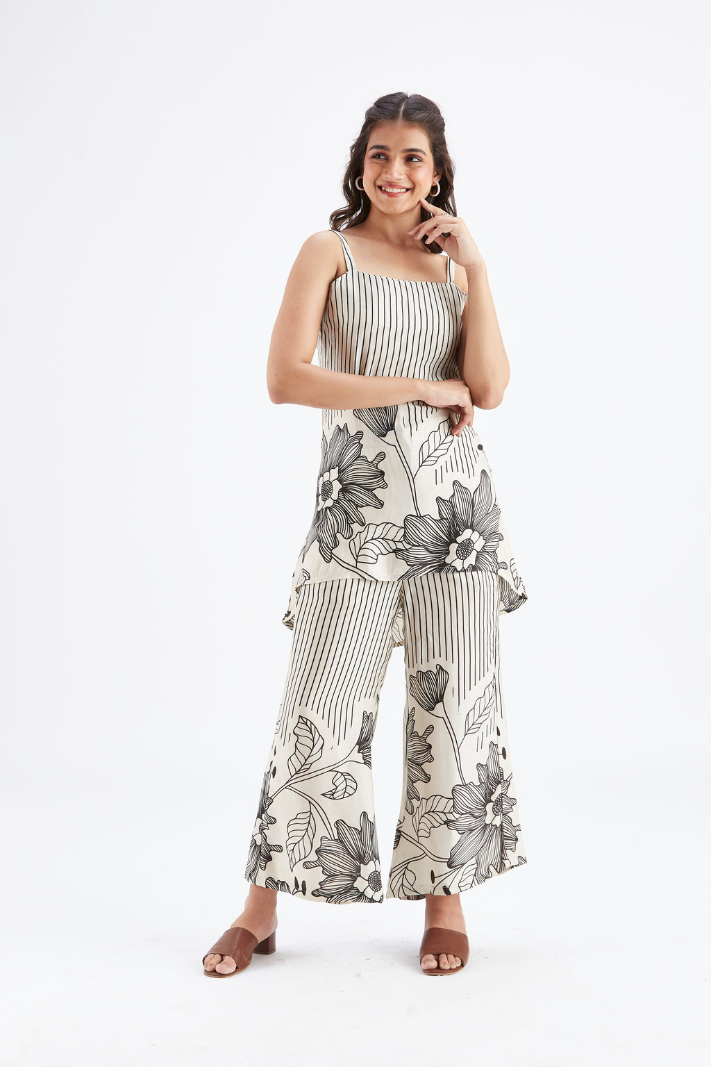 Alina White Co-ord set by Hasttvam with Ete by Hasttvam at Kamakhyaa for sustainable fashion