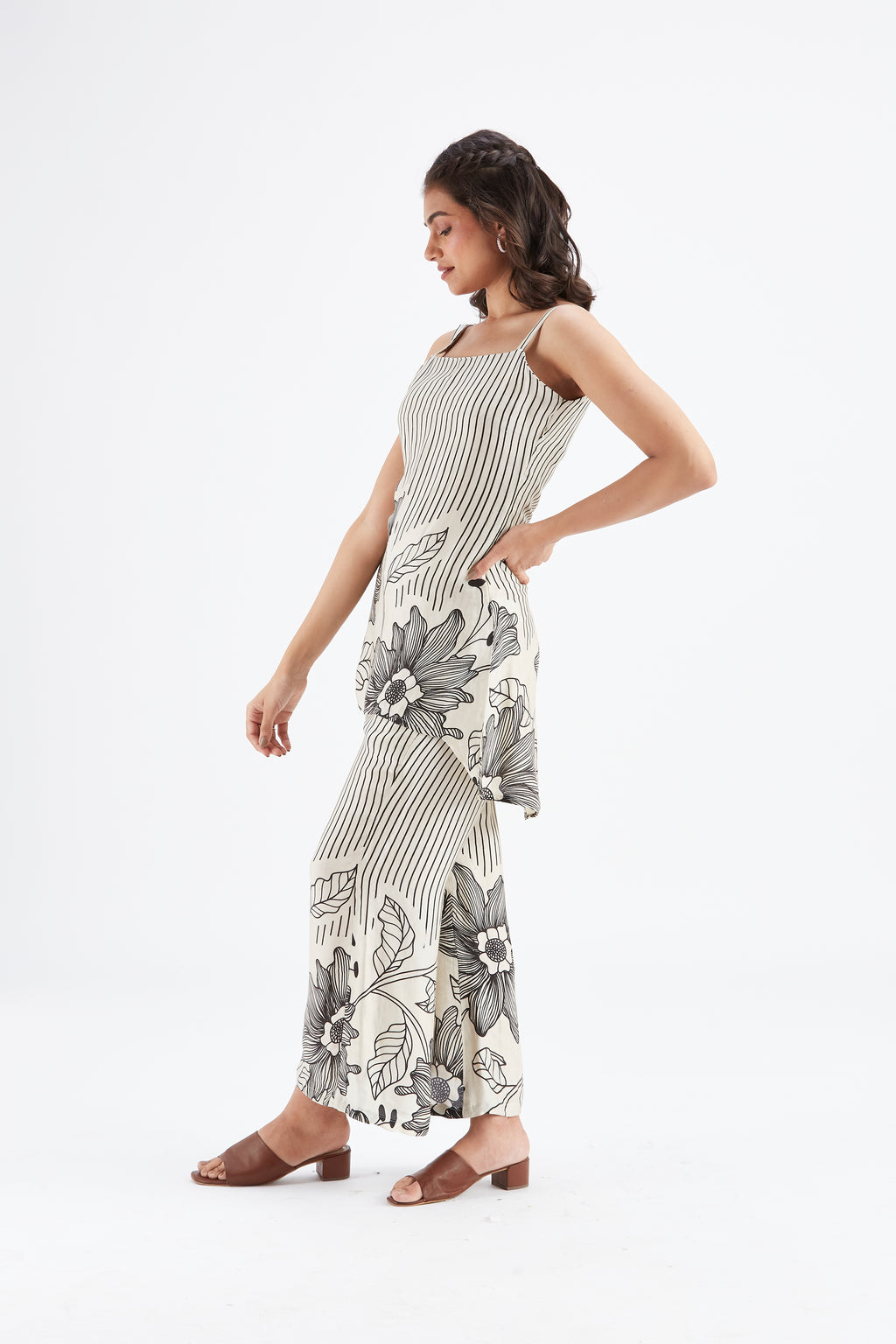 Alina White Co-ord set by Hasttvam with Ete by Hasttvam at Kamakhyaa for sustainable fashion