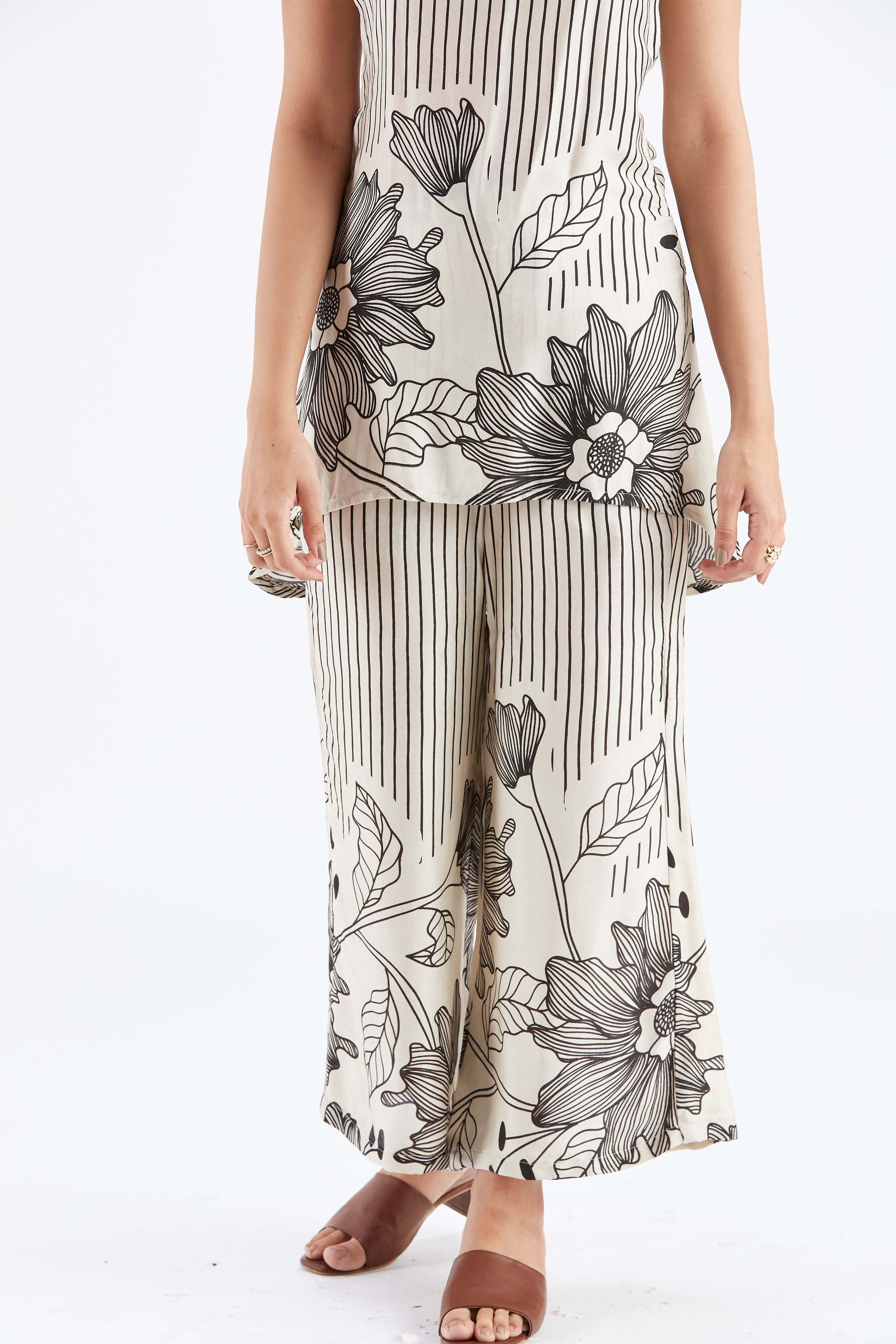 Alina White Co-ord set by Hasttvam with Ete by Hasttvam at Kamakhyaa for sustainable fashion