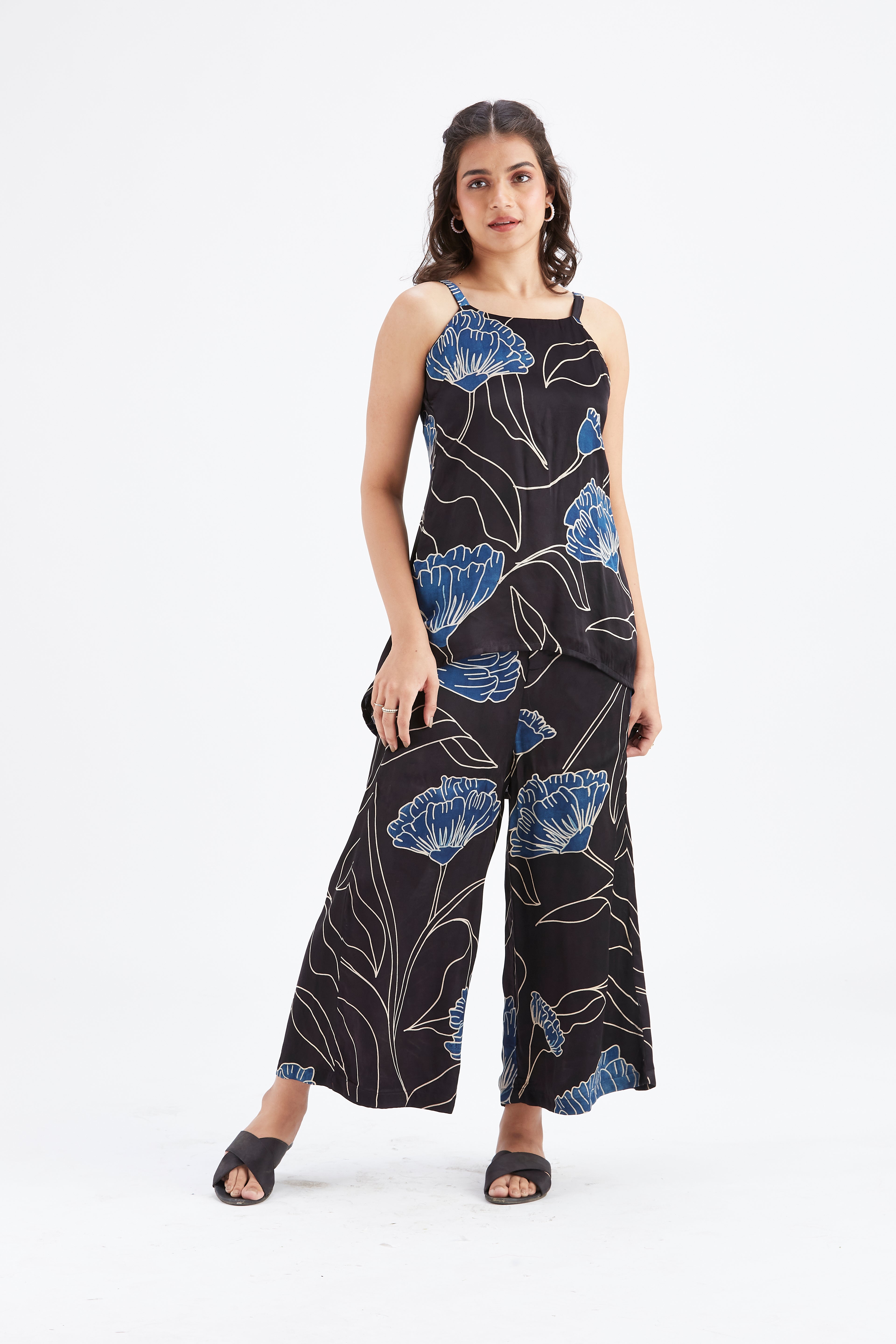 Alina Black Co-ord set by Hasttvam with Ete by Hasttvam at Kamakhyaa for sustainable fashion