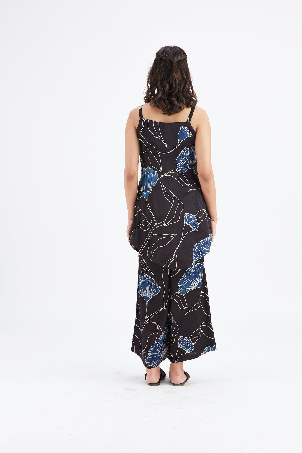 Alina Black Co-ord set by Hasttvam with Ete by Hasttvam at Kamakhyaa for sustainable fashion