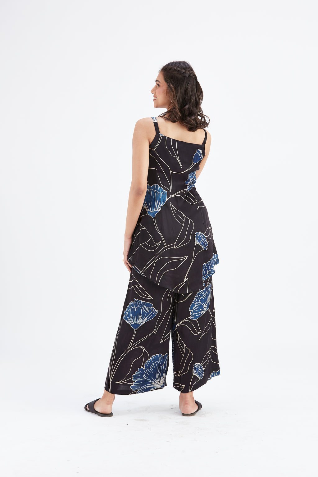 Alina Black Co-ord set by Hasttvam with Ete by Hasttvam at Kamakhyaa for sustainable fashion