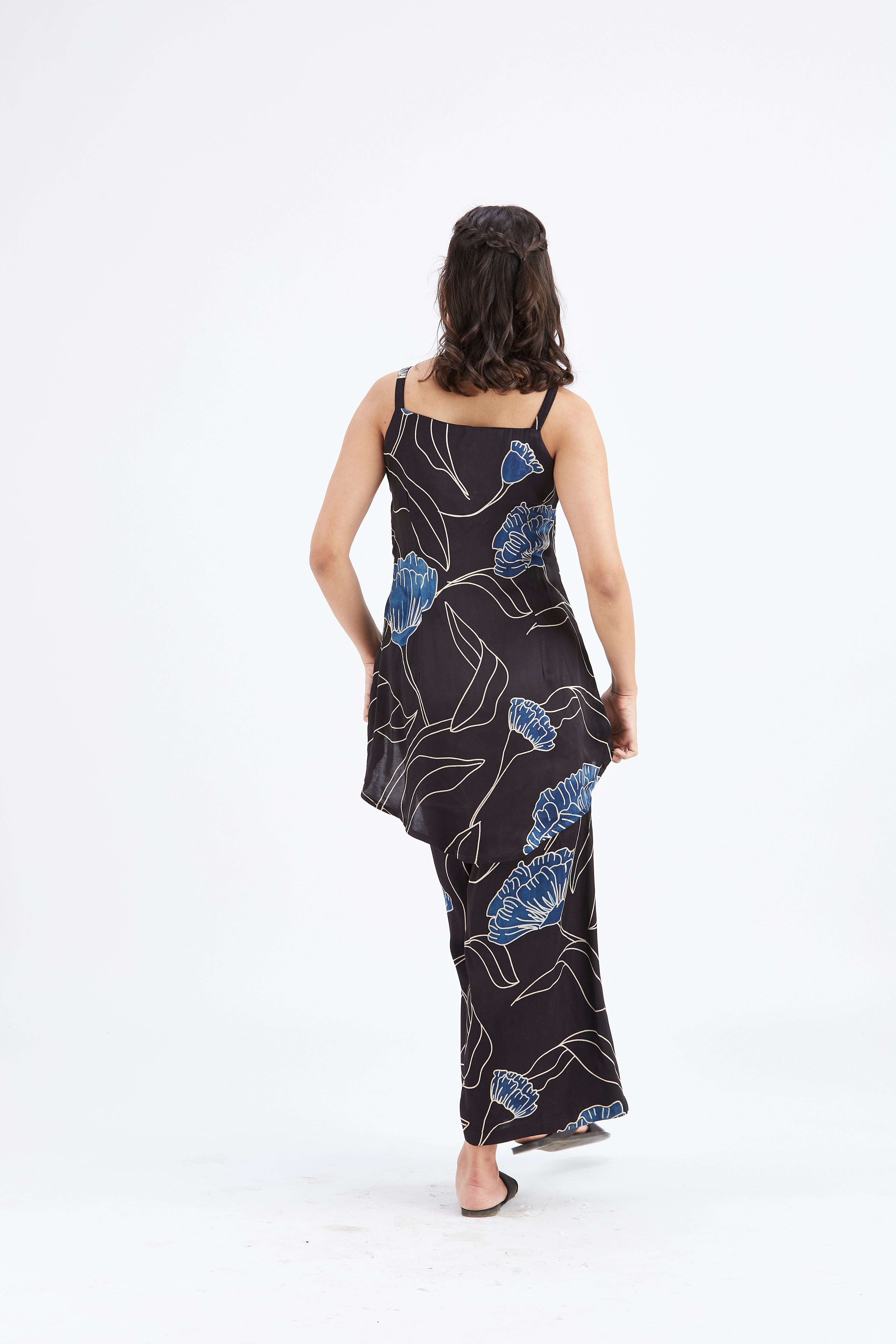 Alina Black Co-ord set by Hasttvam with Ete by Hasttvam at Kamakhyaa for sustainable fashion