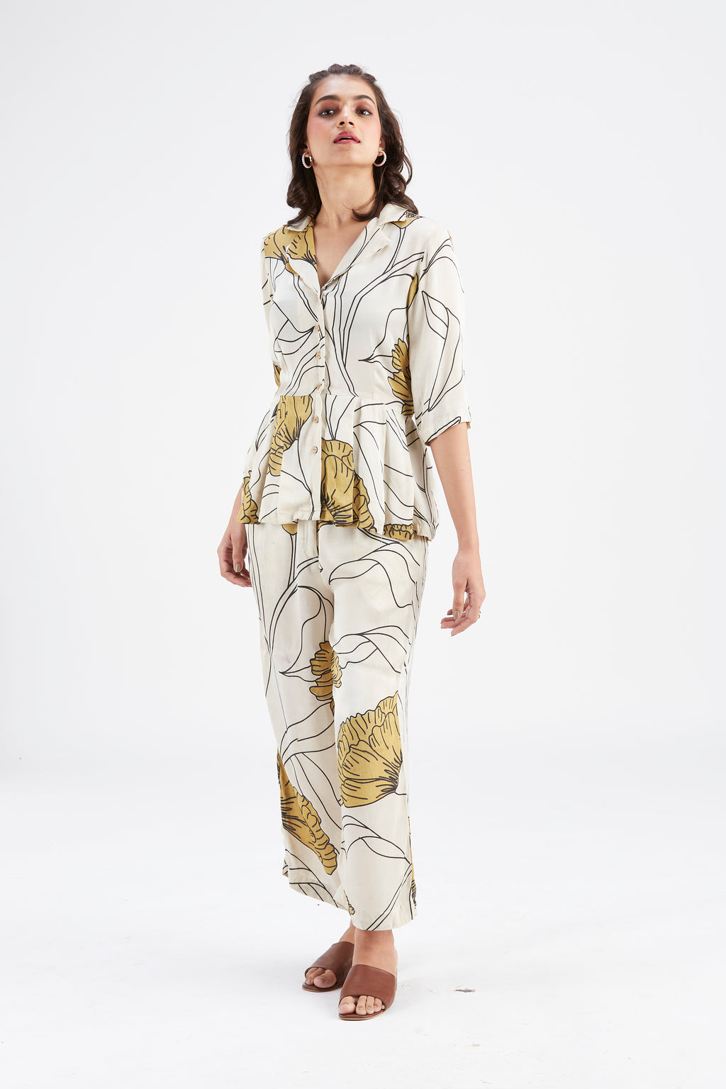 Zola White Co-ord set by Hasttvam with Ete by Hasttvam at Kamakhyaa for sustainable fashion