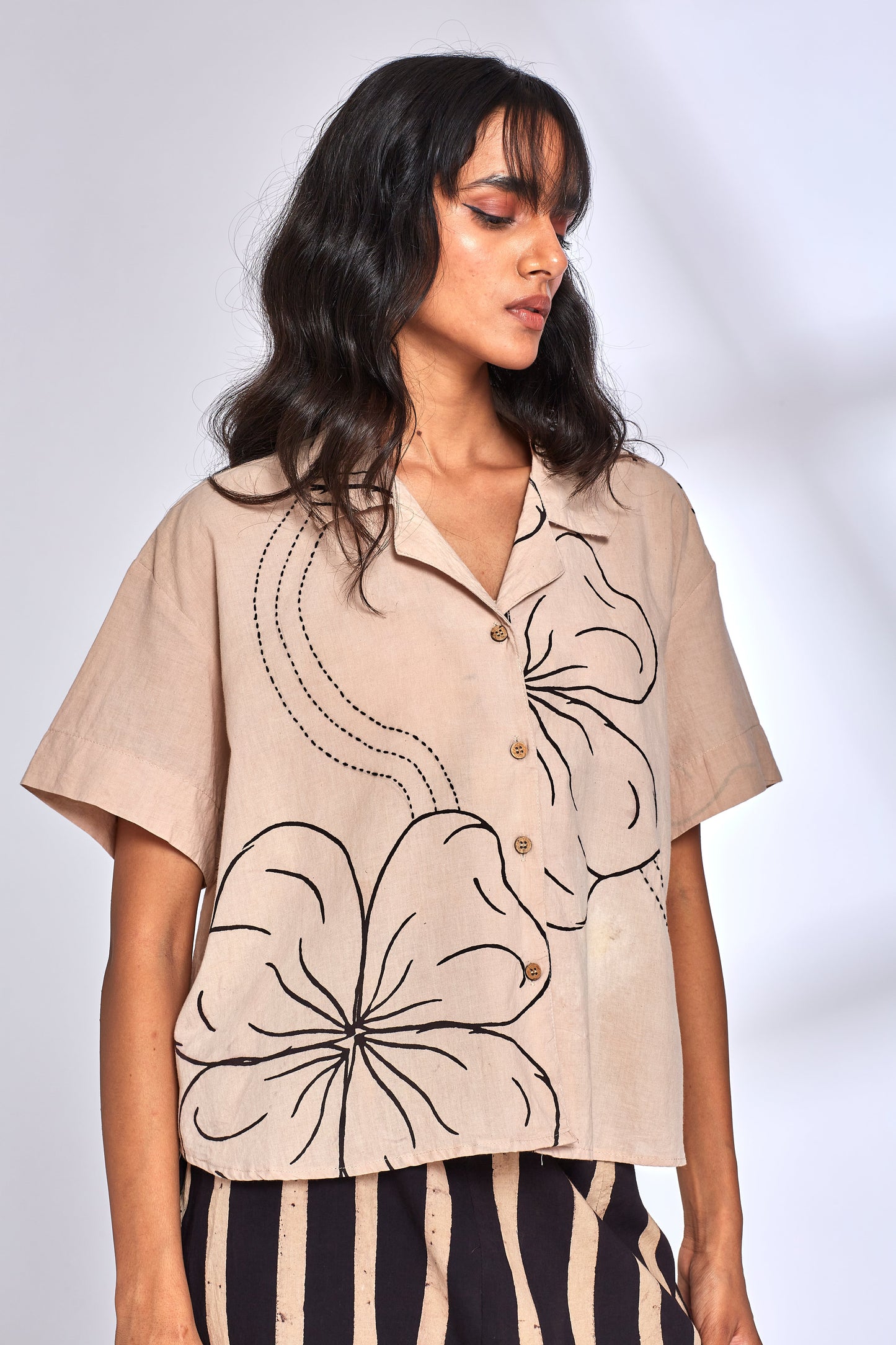 Meadow Shirt by Hasttvam with at Kamakhyaa for sustainable fashion