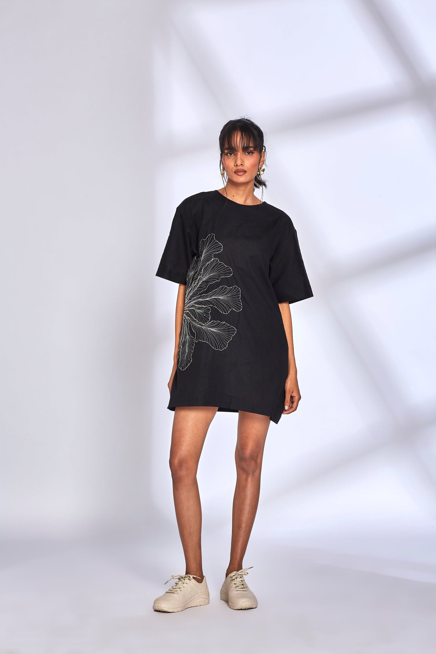 Oasis Black Dress by Hasttvam with at Kamakhyaa for sustainable fashion