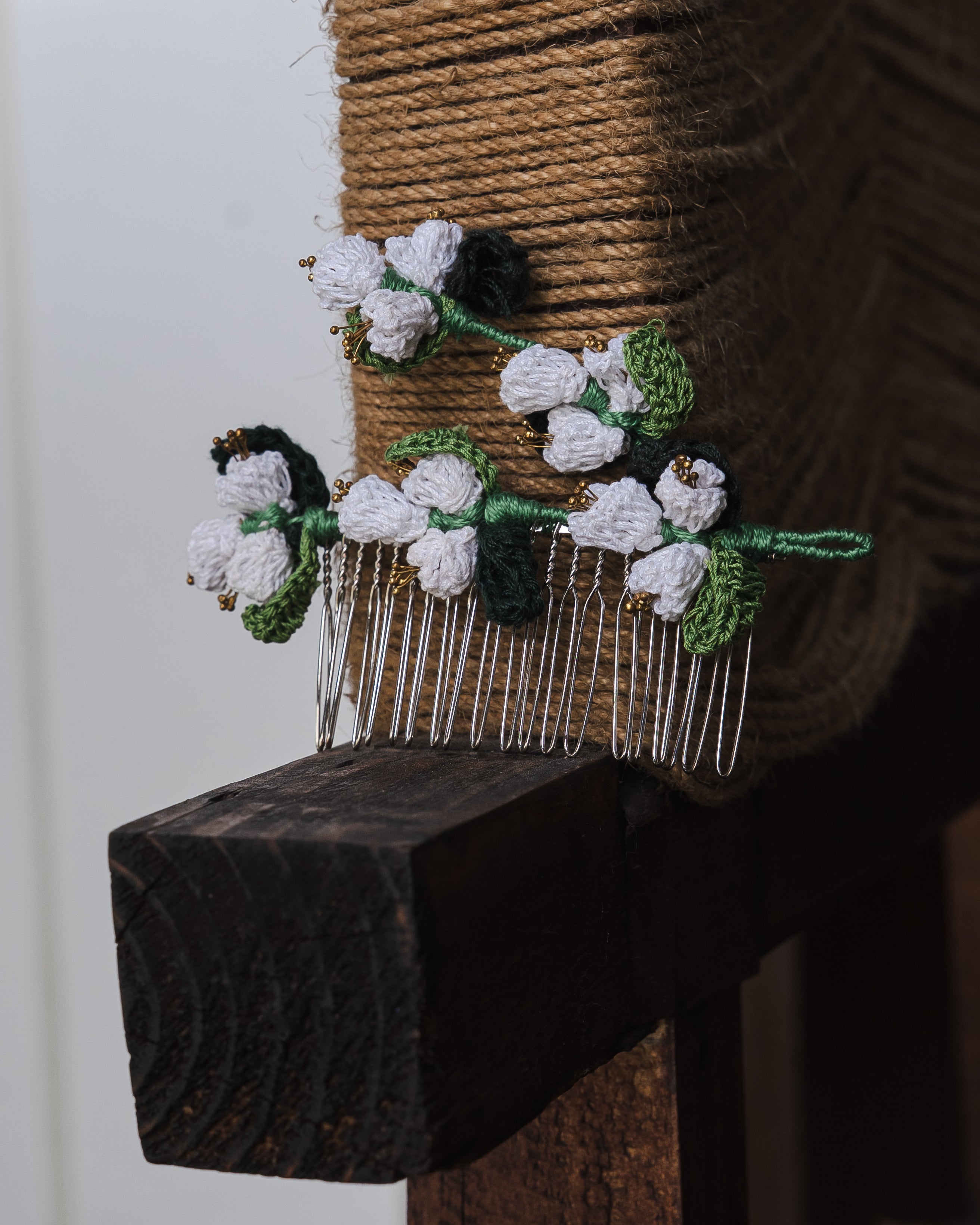 Mogra Hair Comb by Ikriit'm with Comb at Kamakhyaa for sustainable fashion