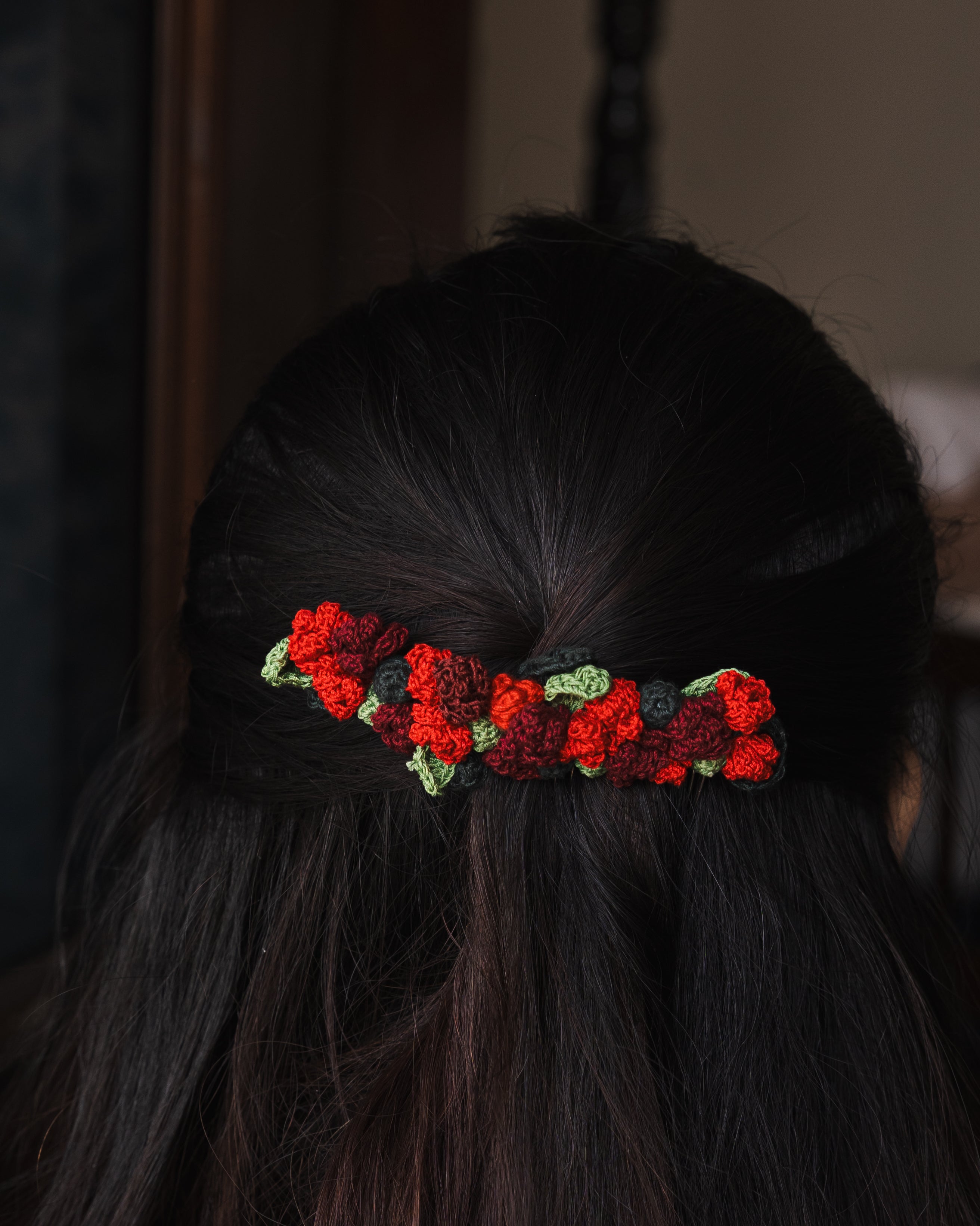 Roses Hair Comb by Ikriit'm with Comb at Kamakhyaa for sustainable fashion
